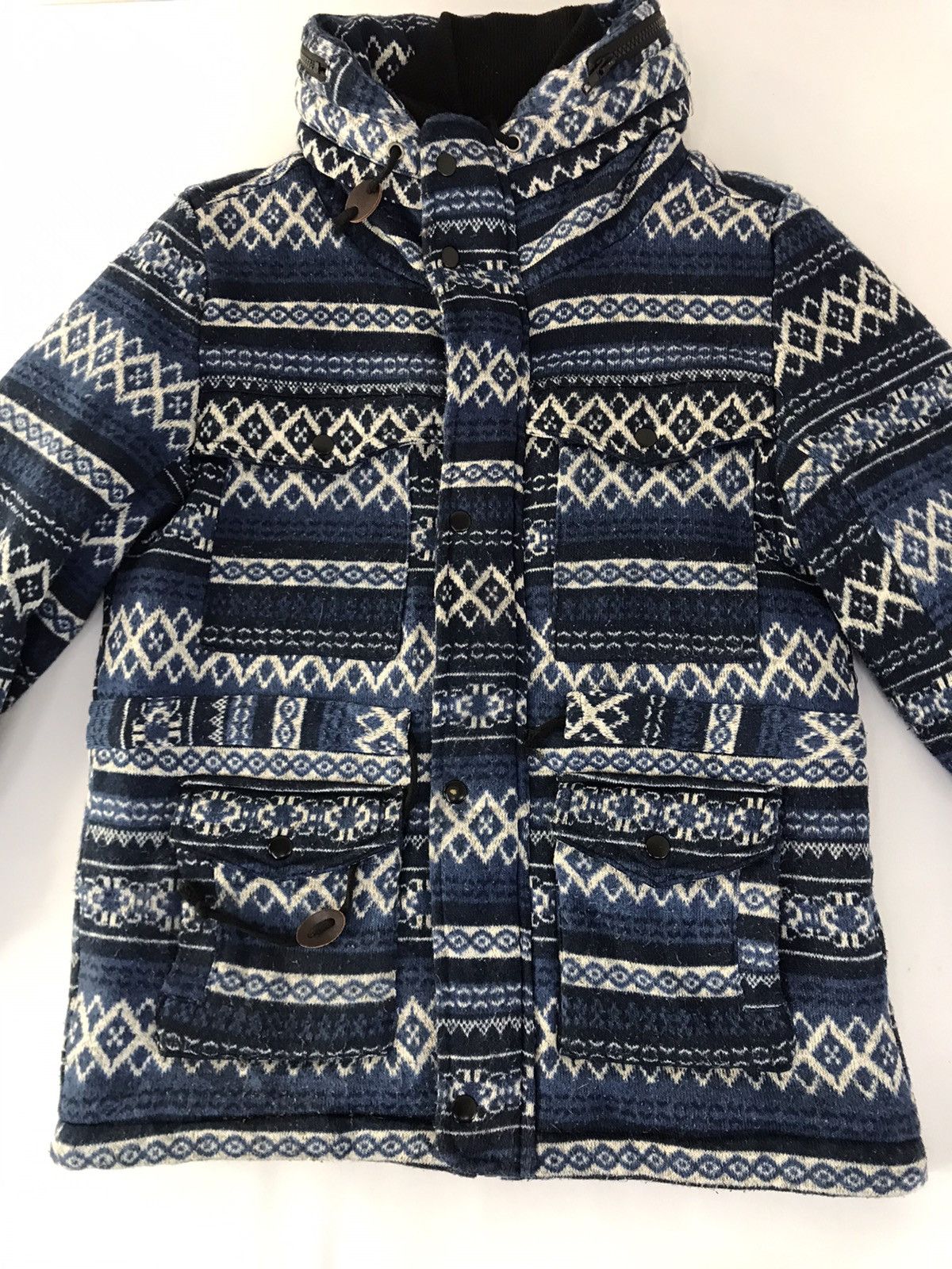 Japanese Brand Power To The People Culture Mix Navajo Padded Jacket Aztec Size M / US 6-8 / IT 42-44 - 2 Thumbnail