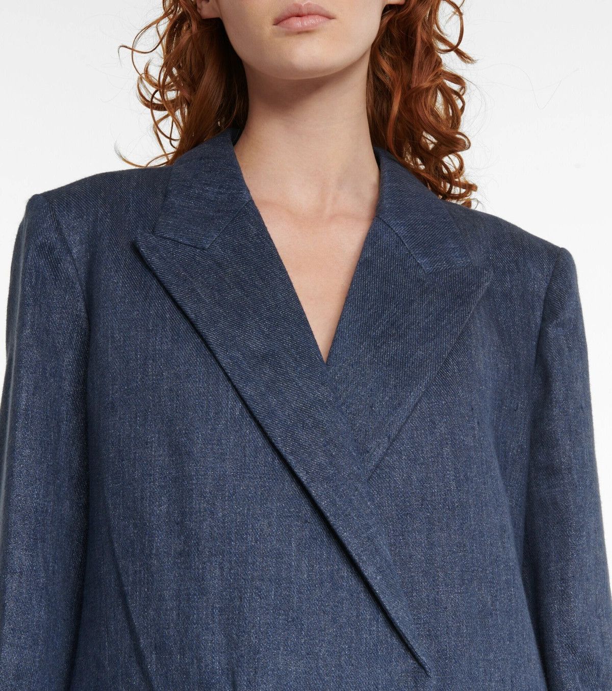 Chloe o1y0825 Blazer in Navy Blue Size S / US 4 / IT 40 - 2 Thumbnail