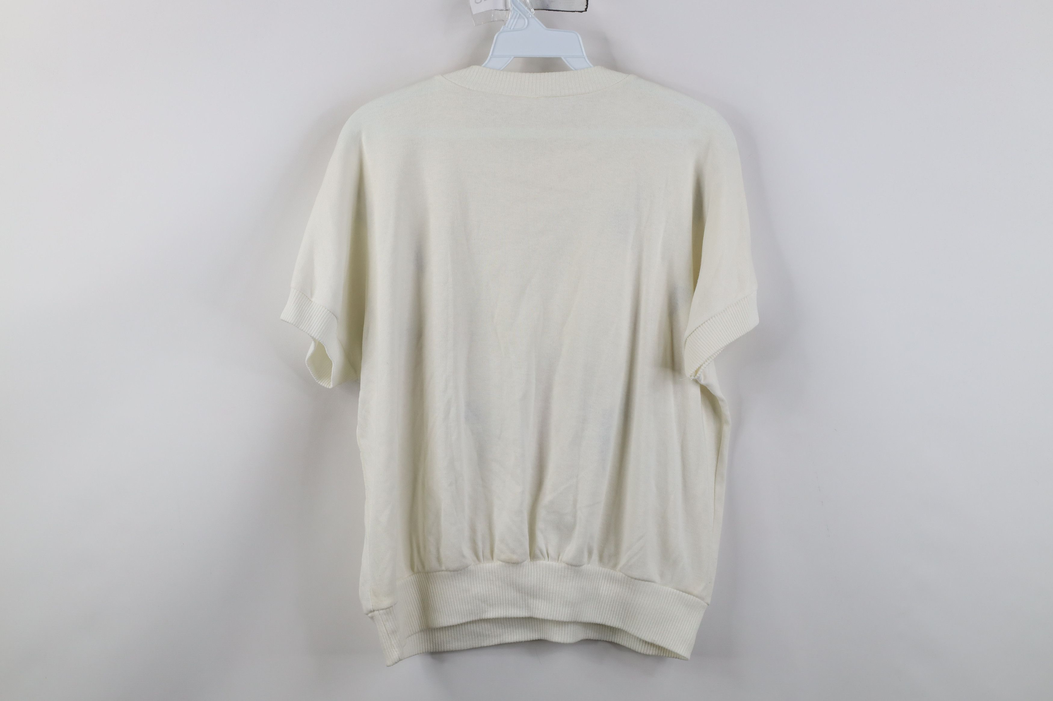Vintage Vintage 80s Streetwear Dolman Sleeve Flower Pullover T-Shirt Size M / US 6-8 / IT 42-44 - 11 Thumbnail