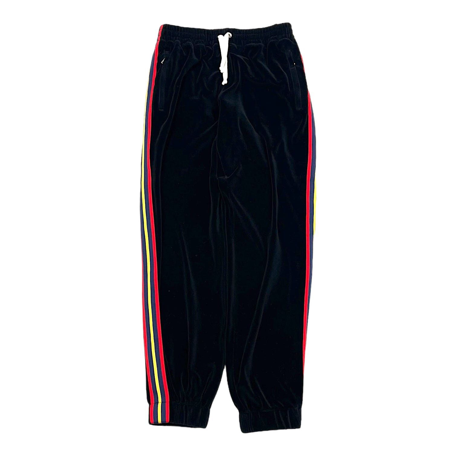 Gucci Velvet Stripe Track Pants Black Size US 30 / EU 46 - 1 Thumbnail