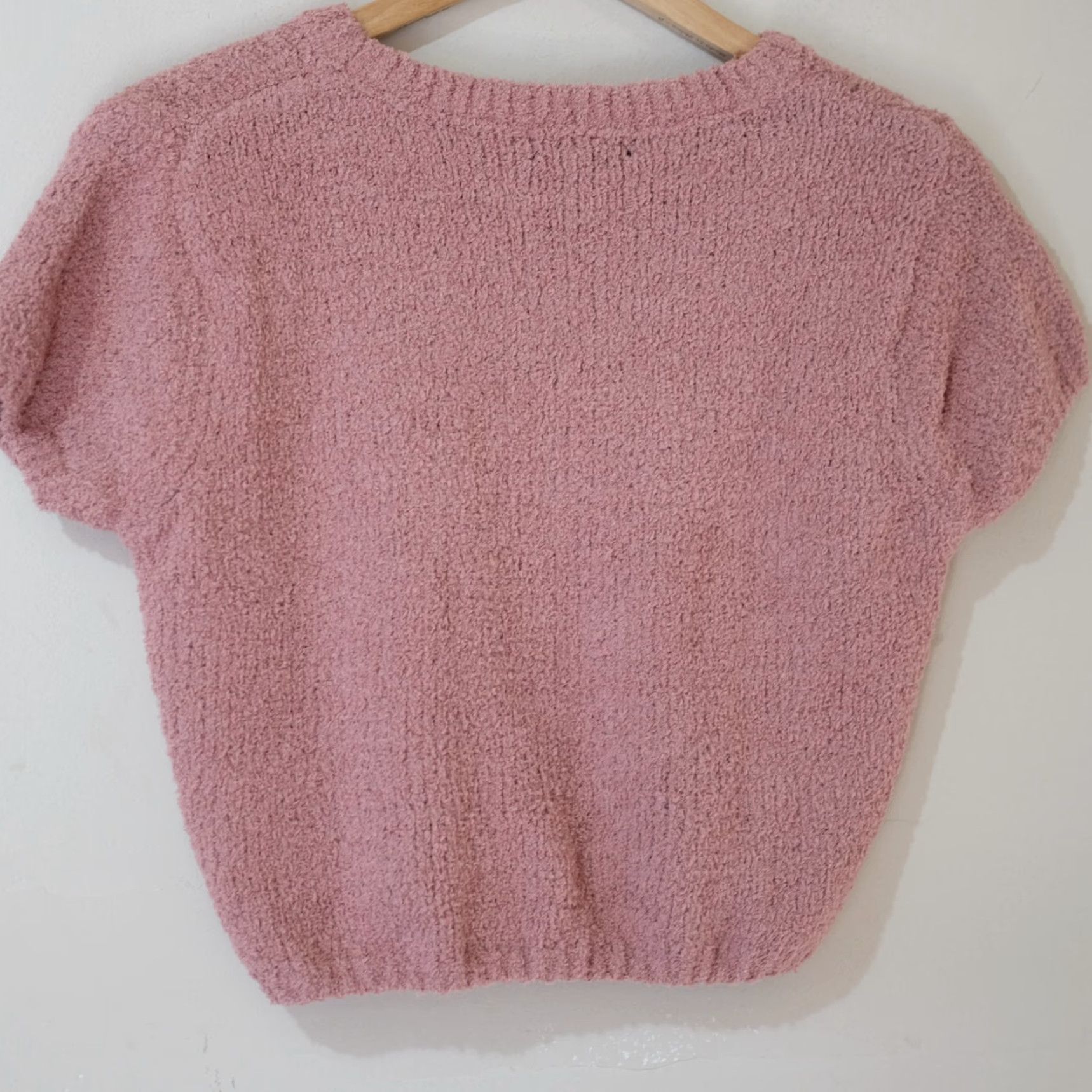 Missguided Missguided T-Shirt Cropped Pink Short Sleeve Women 6/8 NWT Popcorn Crew Neck Pullover Casual Fall Spring Winter Size M / US 6-8 / IT 42-44 - 5 Thumbnail