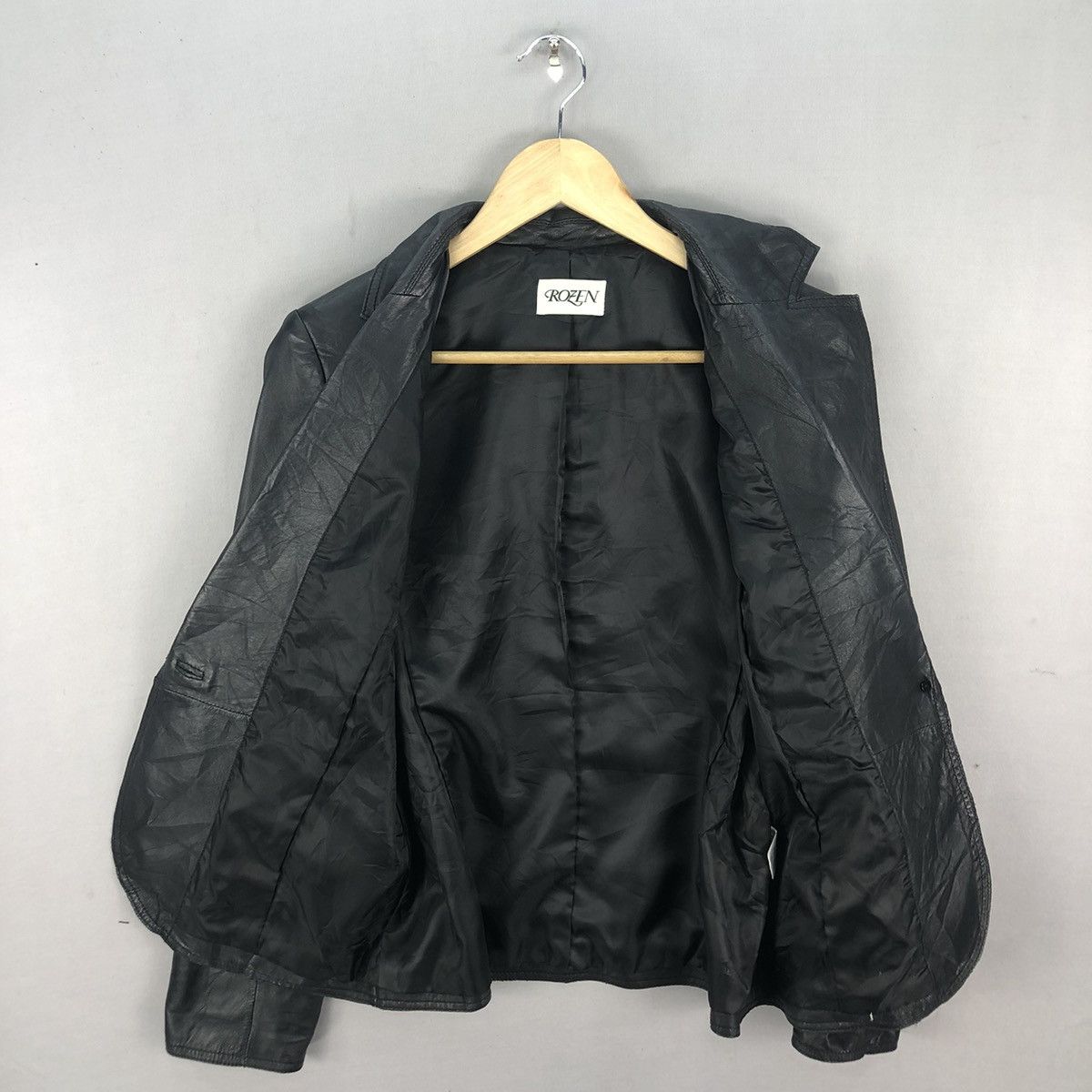 Japanese Brand Sheepskin Rozen Soft Leather Blazer Jacket Size US S / EU 44-46 / 1 - 4 Thumbnail