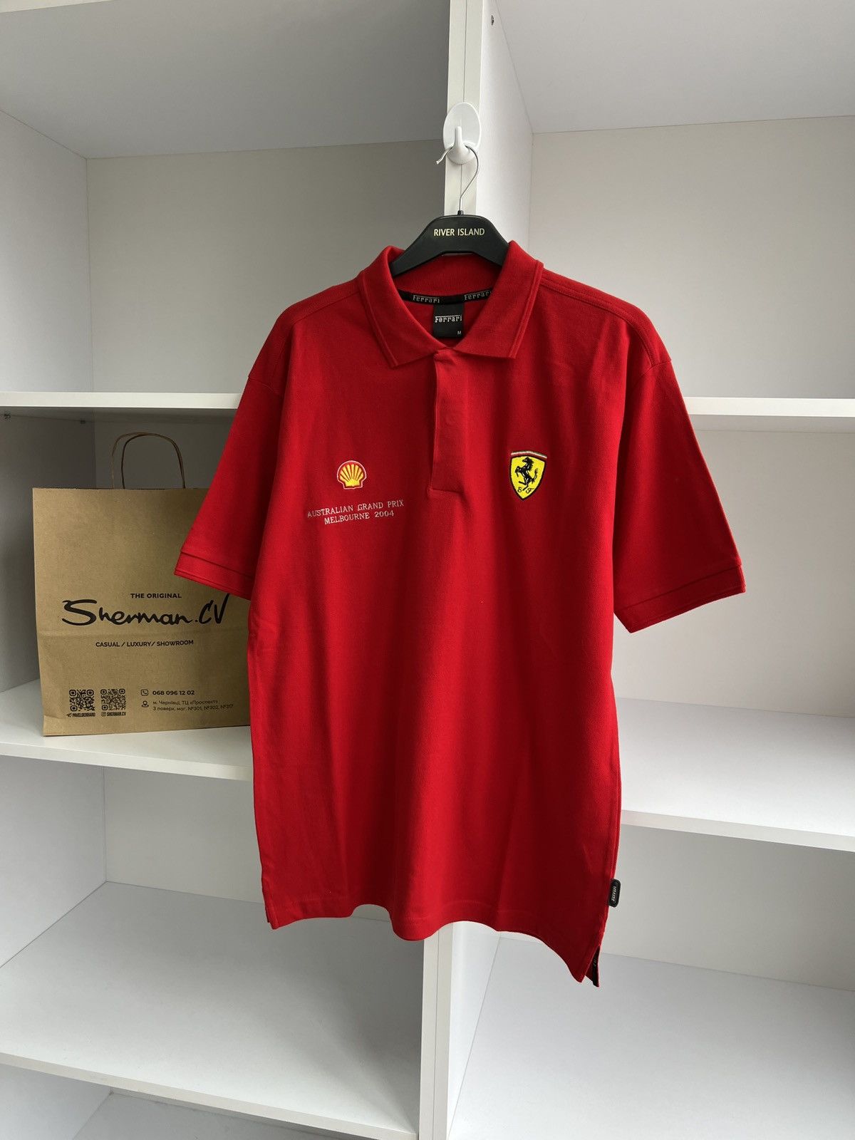 Ferrari × Vintage Vintage Ferrari 2004 Australian Grand Prix Melbourne polo Size US M / EU 48-50 / 2 - 2 Thumbnail