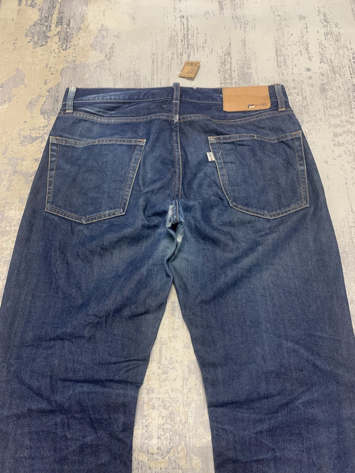 Japanese Brand H by Figer Indigo Slim Fit Jeans W 34x32 Size US 34 / EU 50 - 7 Thumbnail