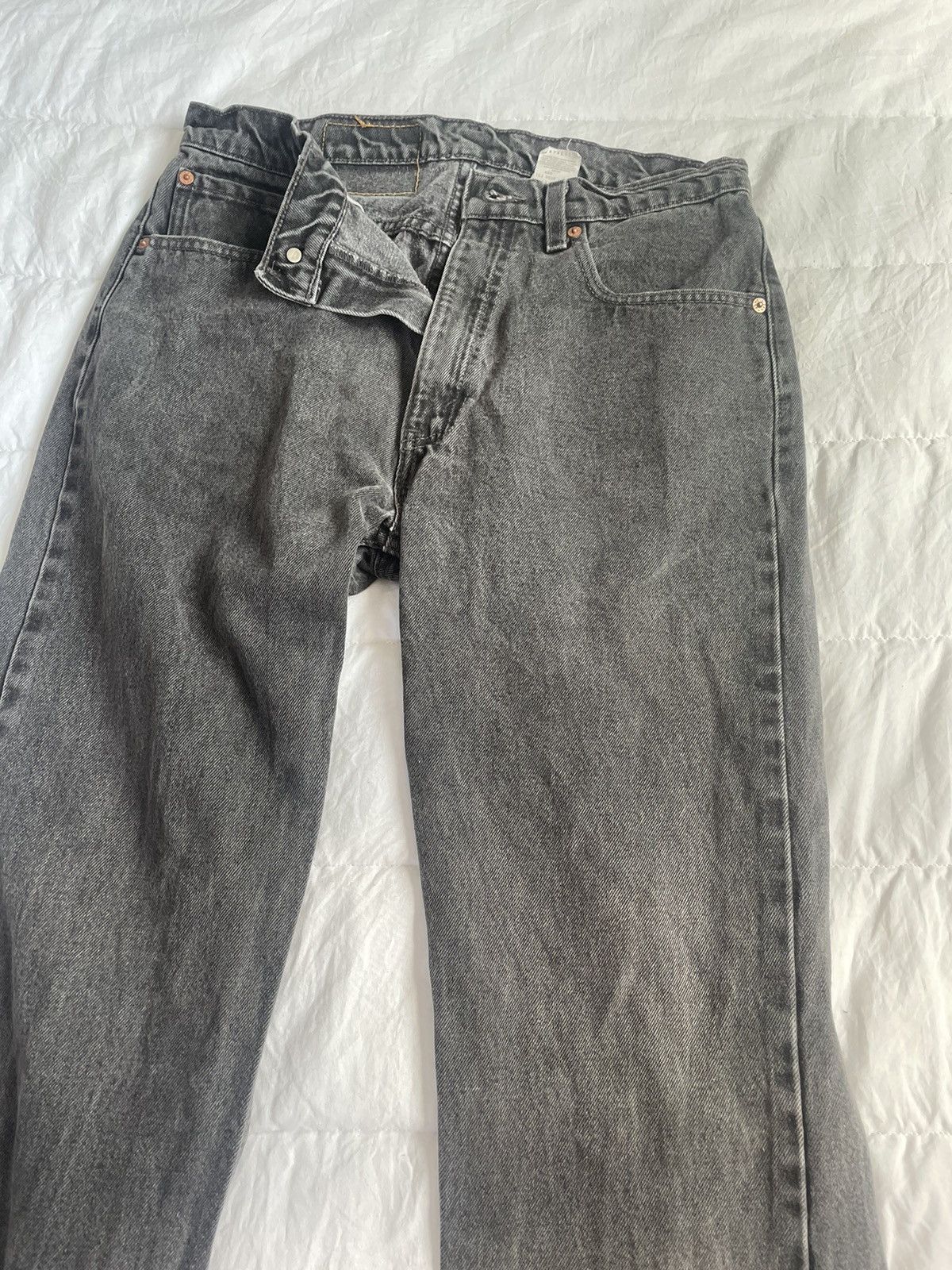 Levi's × Levi's Vintage Clothing × Vintage Vintage Levi’s 501 Black Jeans 90s - 32x30 Size US 32 / EU 48 - 4 Thumbnail