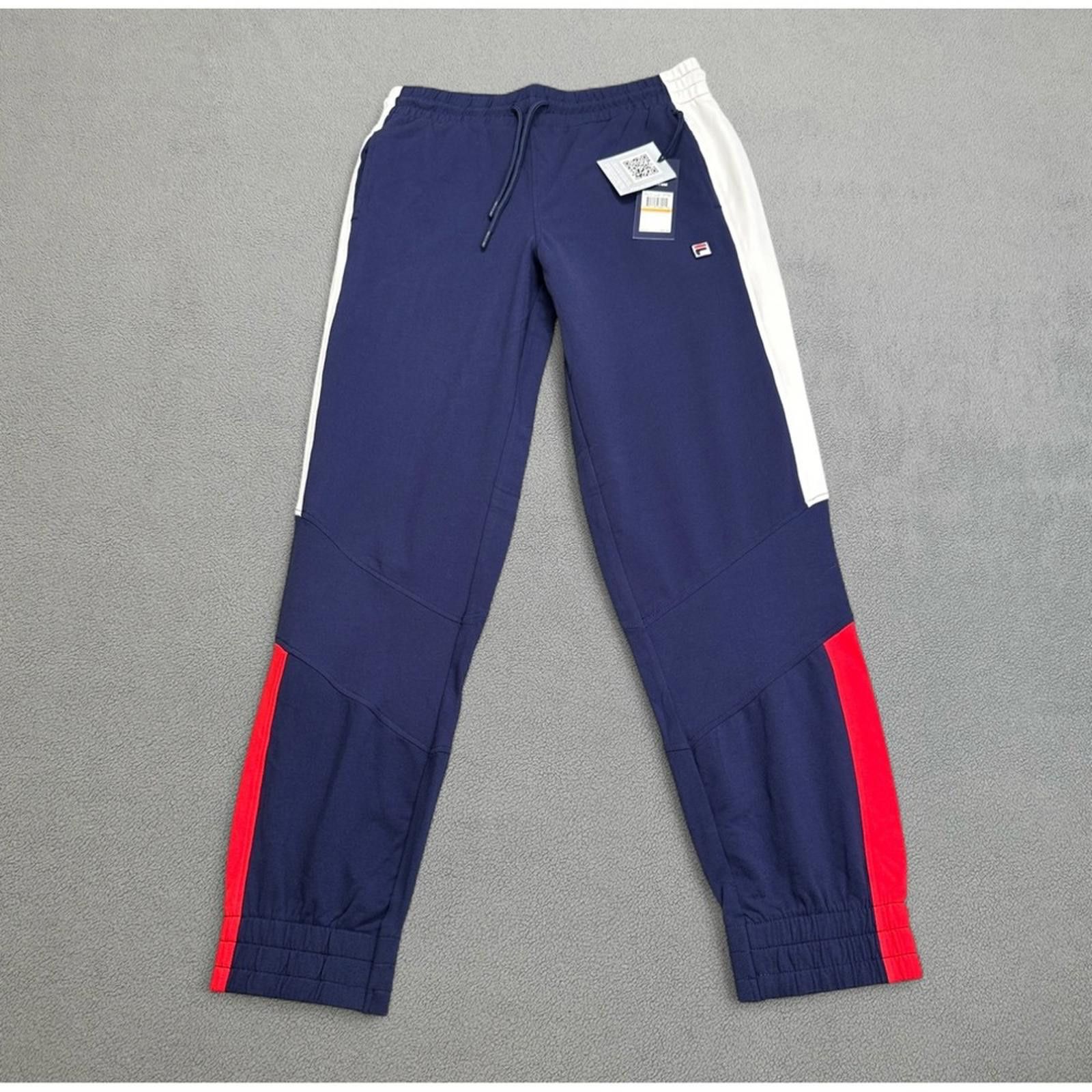 Fila NWT FILA Makayla Joggers S Womens Track Pants Blue Red Gym Size 28" / US 6 / IT 42 - 1 Thumbnail