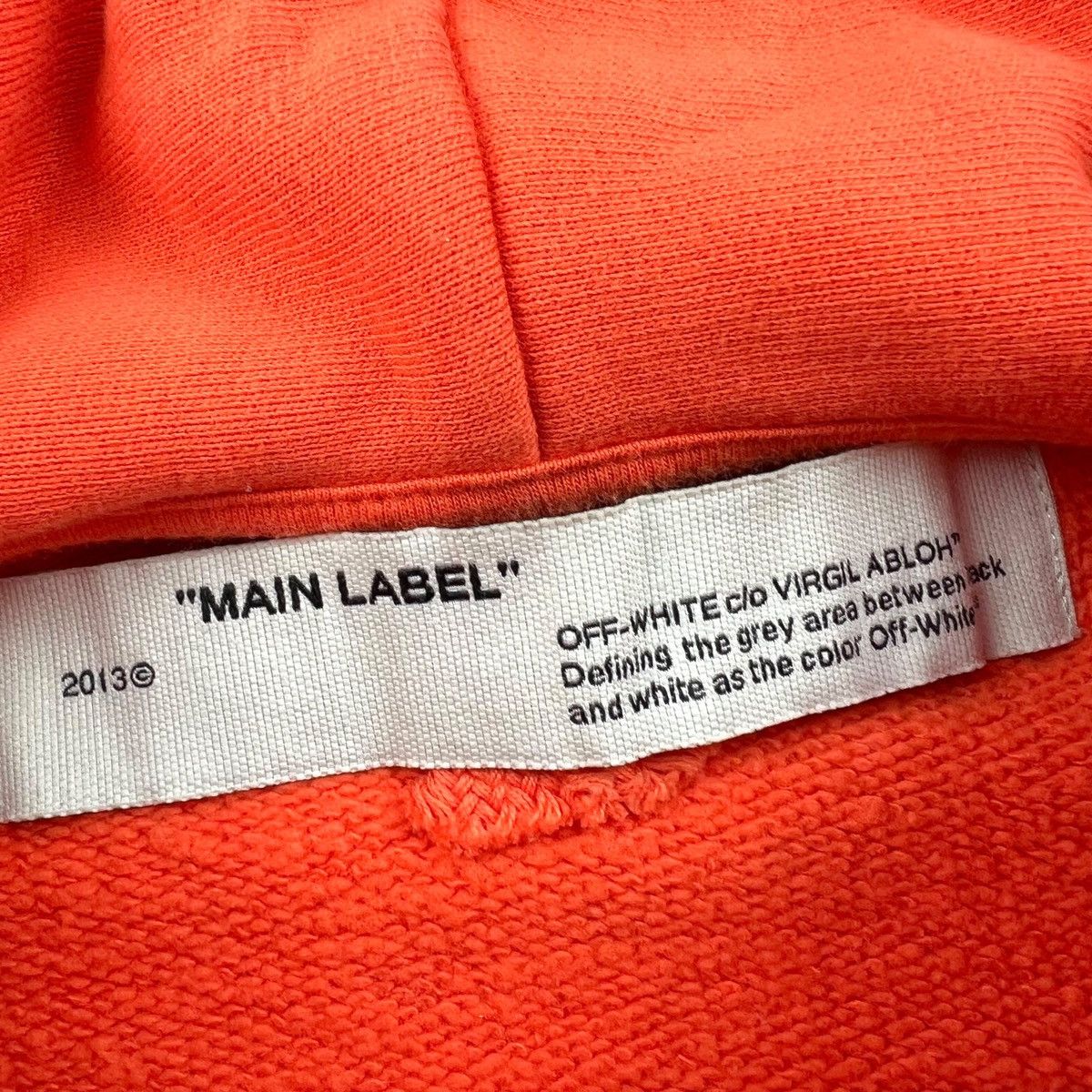 Off-White Off-White Abstract Arrows Orange Hoodie Size US S / EU 44-46 / 1 - 4 Thumbnail