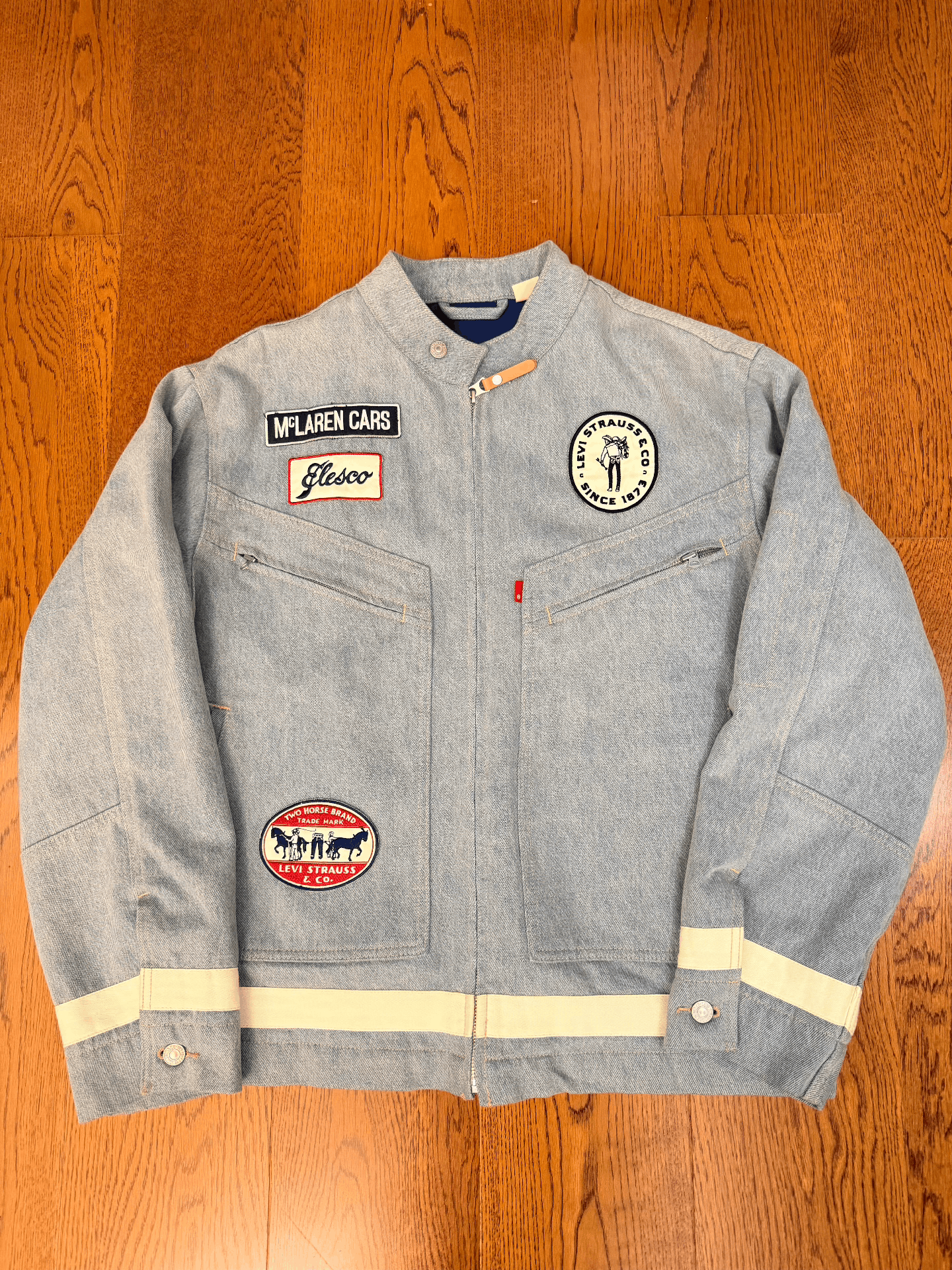 Levi's Levis McLaren Racing Denim Jacket Size US L / EU 52-54 / 3 - 1 Thumbnail