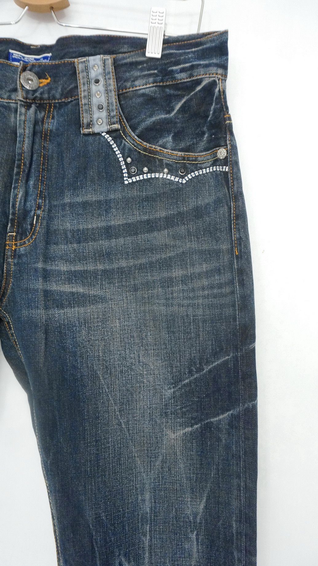 Japanese Brand Vintage Japan Villand Clawmark Whisker Jeans Size US 34 / EU 50 - 4 Thumbnail
