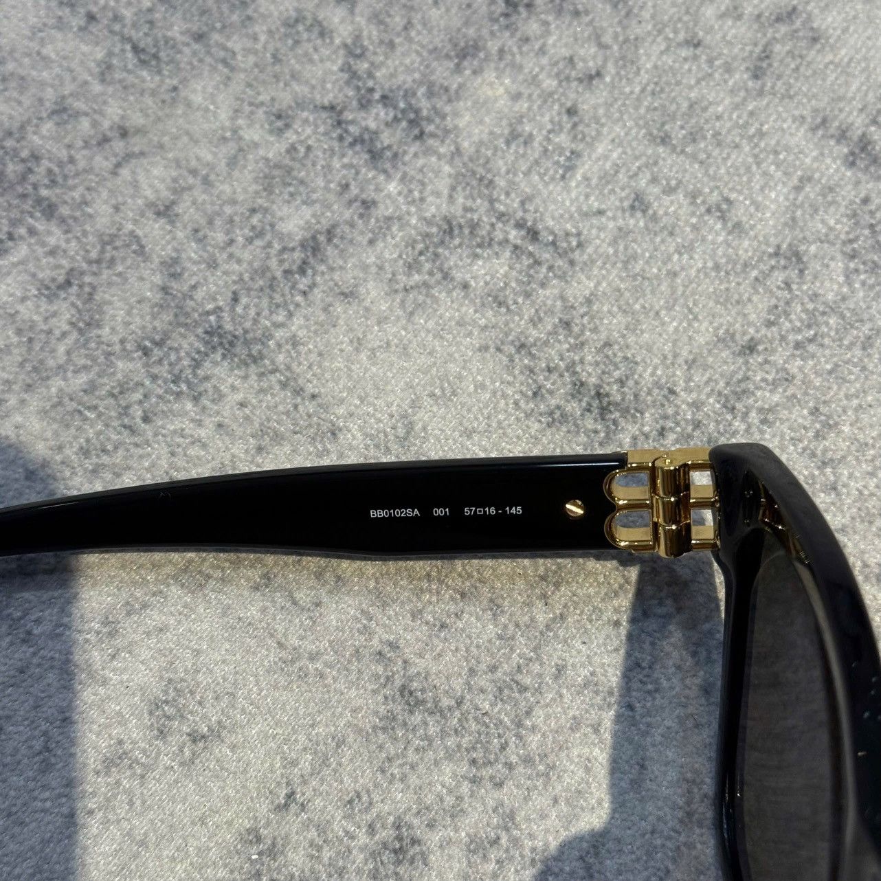 Balenciaga BALENCIAGA BB0102SA 001 Sunglasses BLACK Size ONE SIZE - 4 Thumbnail