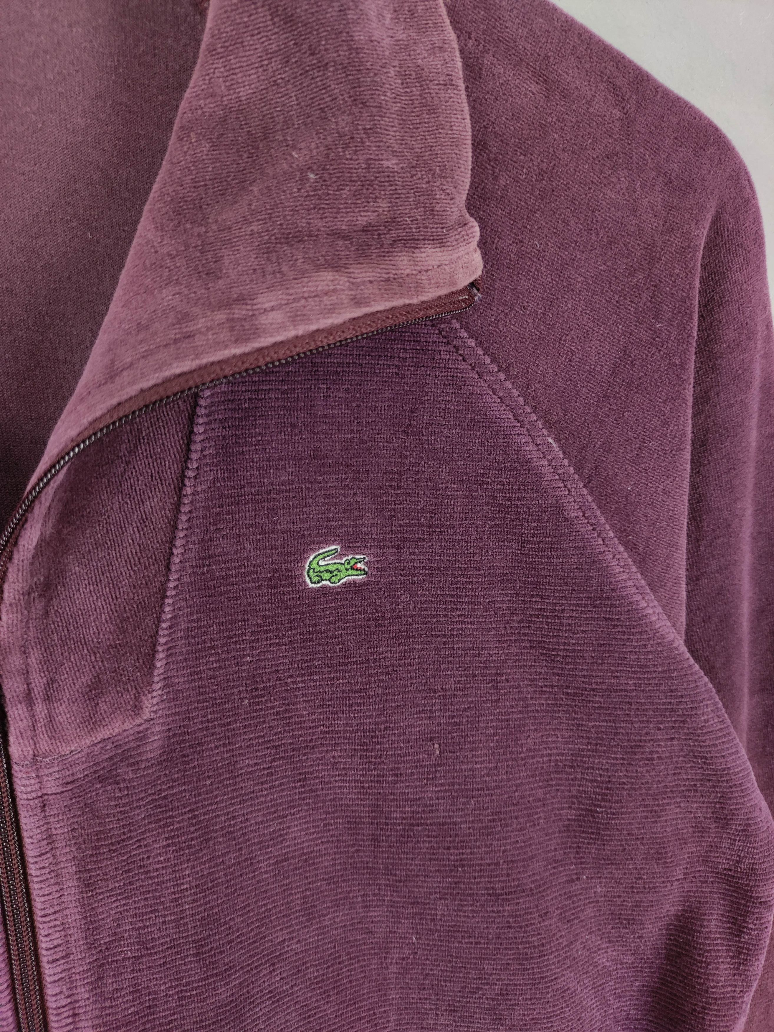 Lacoste Vintage Lacoste Small Logo At Chest Sweater Zipper Size S / US 4 / IT 40 - 2 Thumbnail