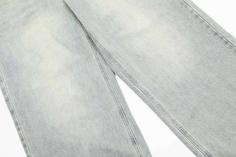 Jean Retro washed cleanfit distressed jeans for men Size US 32 / EU 48 - 5 Thumbnail