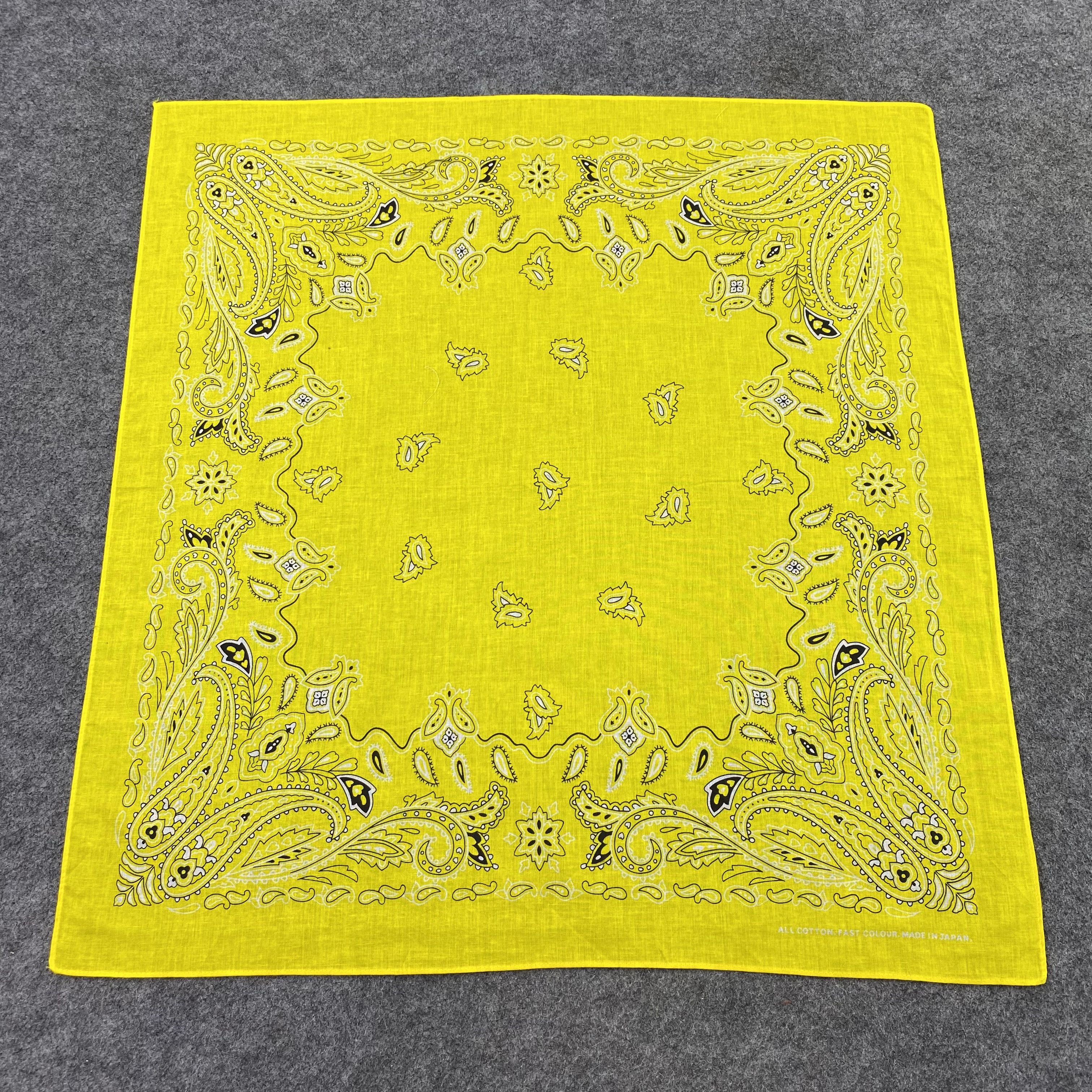 Japanese Brand Paislee Handkerchief / Bandana / Neckerchief-B1425 Size ONE SIZE - 1 Thumbnail
