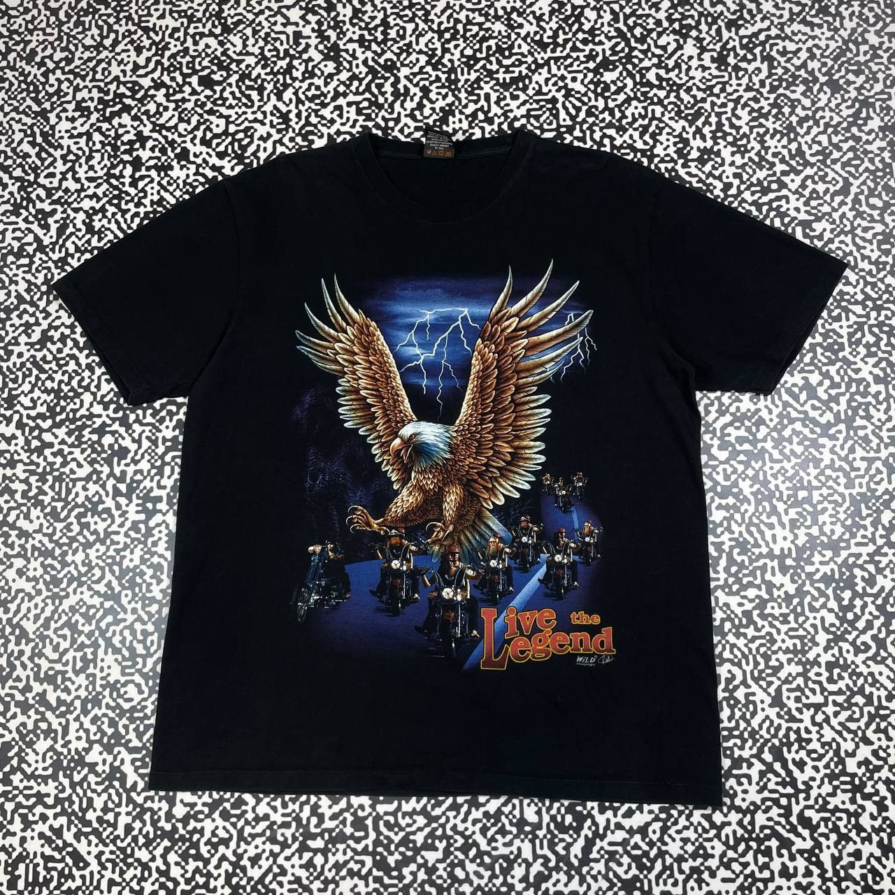 Harley Davidson Vintage Y2K Harley Davidson Style Live The Legend T-shirt Size US XL / EU 56 / 4 - 1 Thumbnail
