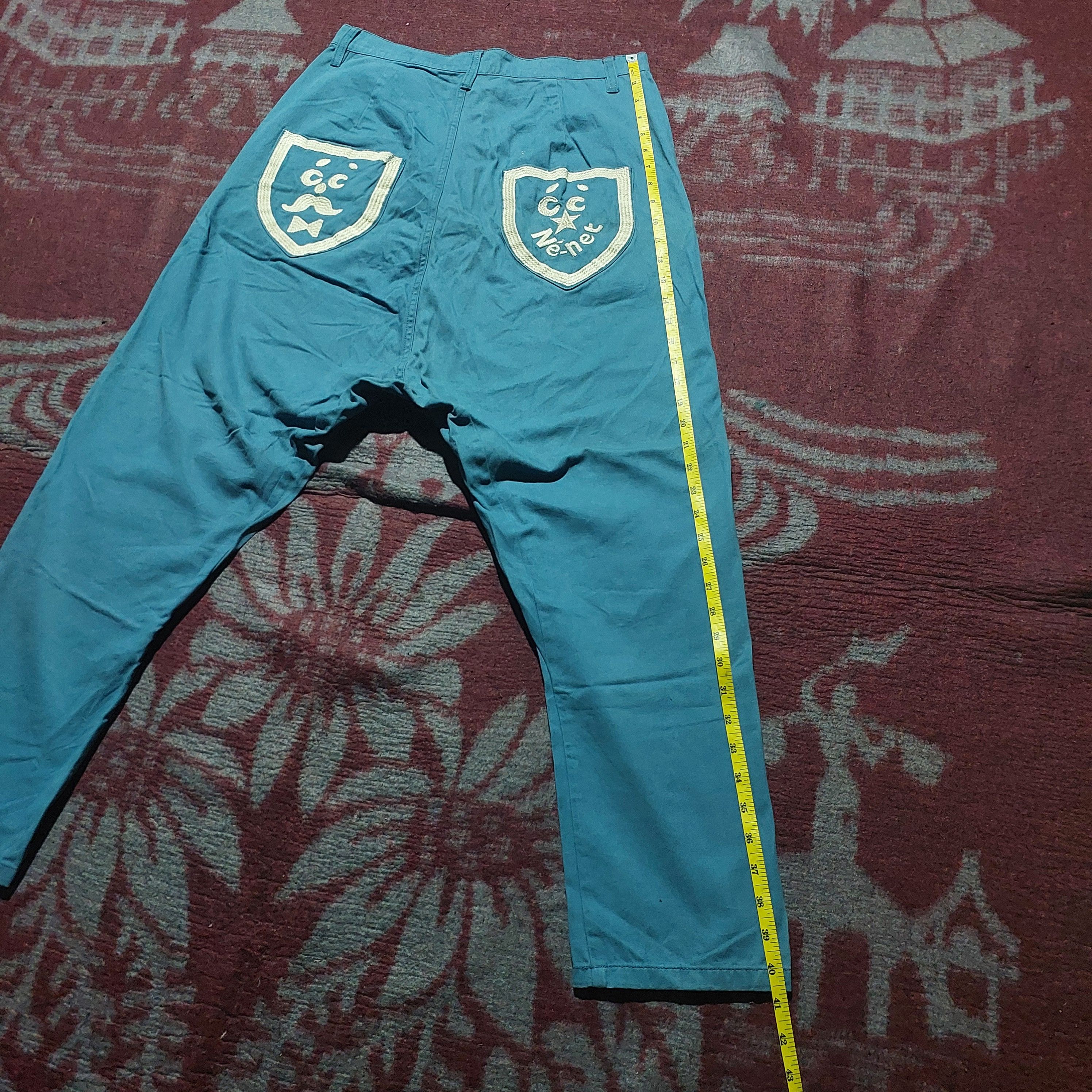 Issey Miyake Ne-Net JPG dropcrotch Embroidery pocket pants Size US 32 / EU 48 - 14 Thumbnail