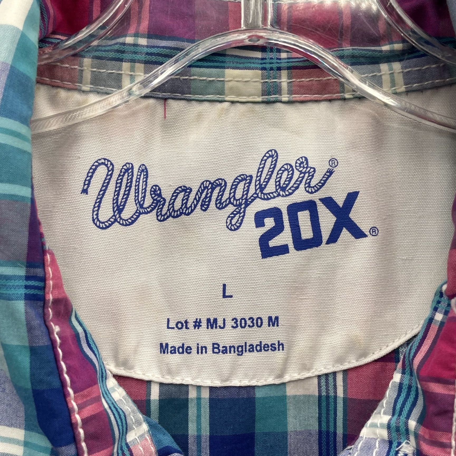 Wrangler VINTAGE Wrangler 20X Western Pearl Snap Shirt Men's Large Riding Cowboy Rodeo Wrancher Size US L / EU 52-54 / 3 - 4 Thumbnail
