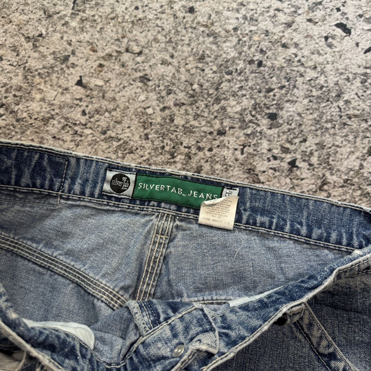 Levi's 90s Levi’s Silvertab Baggy Skater Jeans Faded ERD Grunge Size US 32 / EU 48 - 6 Thumbnail