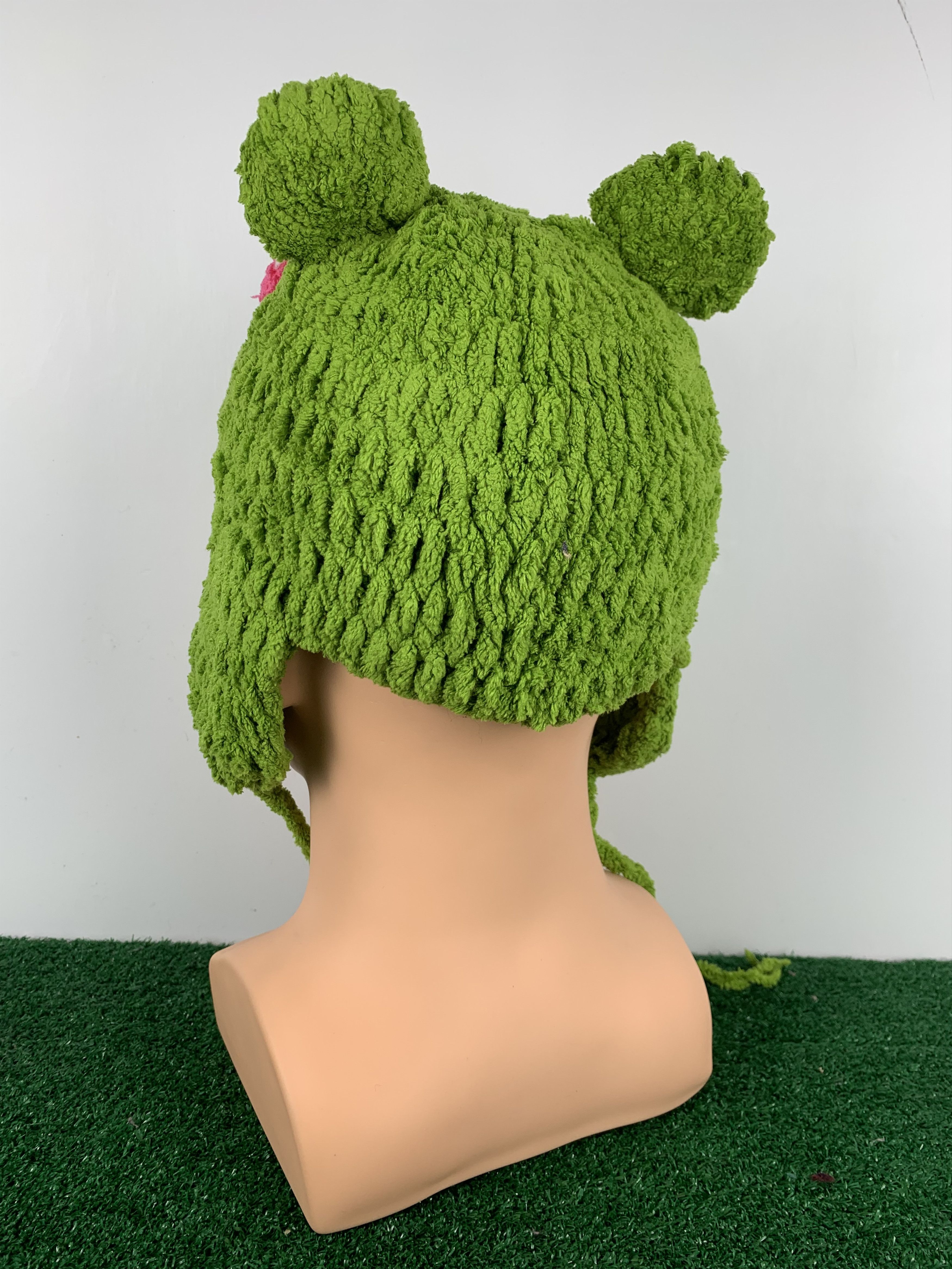 Japanese Brand Vintage Frog Earlid Beanie Style BA0024 Size ONE SIZE - 3 Thumbnail