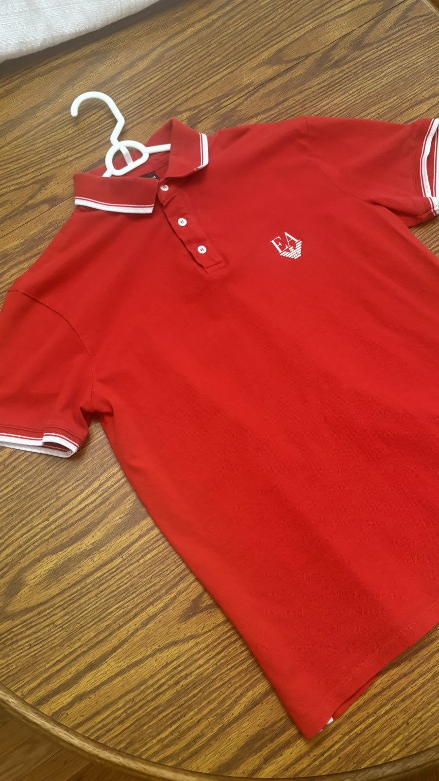 Emporio Armani Emporio Armani red polo Size US XXL / EU 58 / 5 - 2 Thumbnail