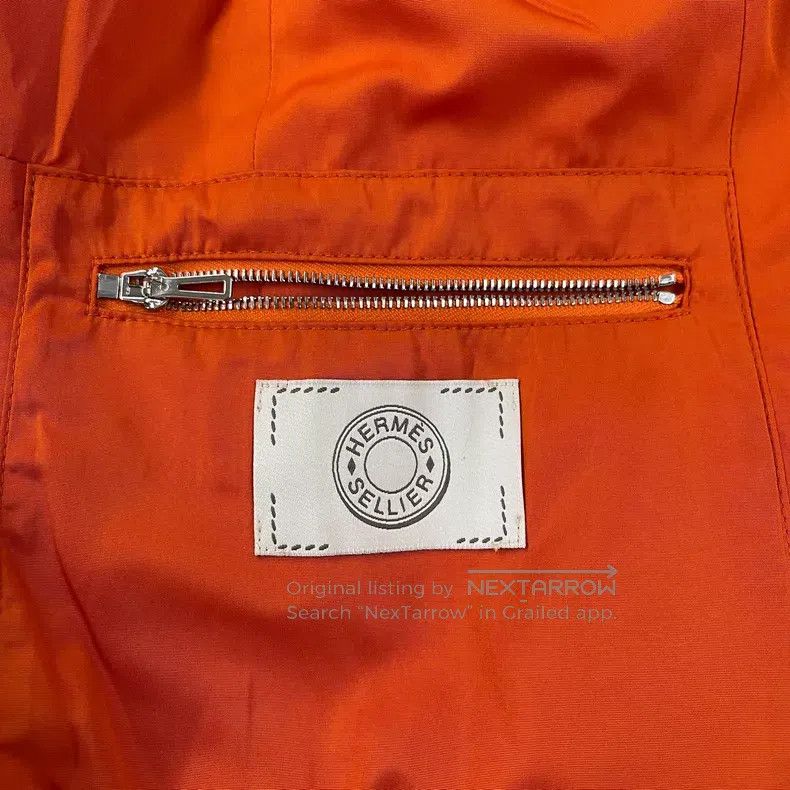 Hermes Hermes Orange Cotton Vest Size M / US 6-8 / IT 42-44 - 3 Thumbnail