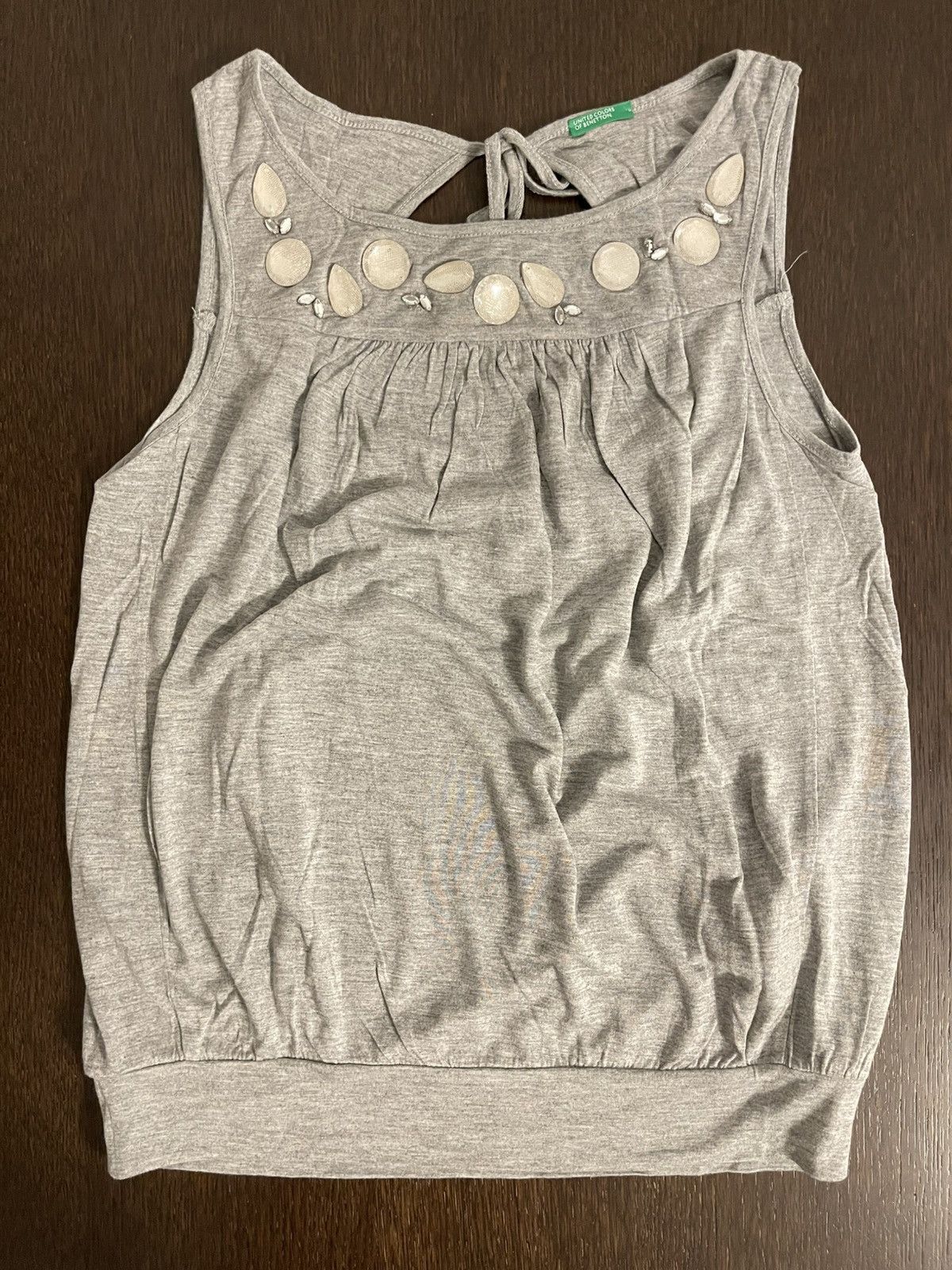 United Colors Of Benetton Embellished summer top Size S / US 4 / IT 40 - 1 Thumbnail