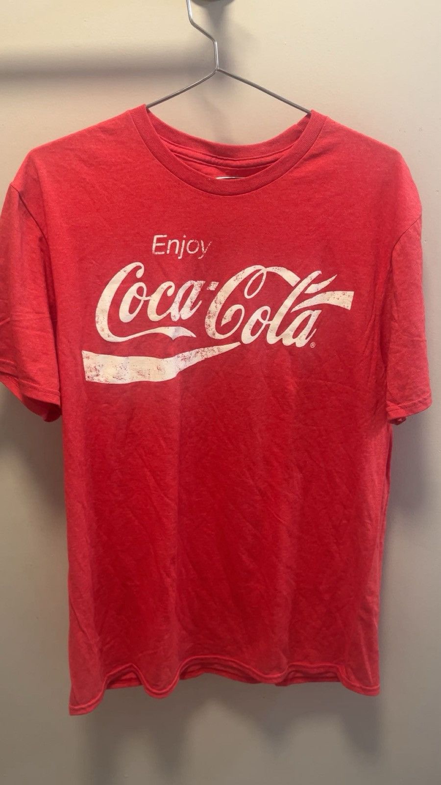 Vintage Red Coca Cola Shirt Size US L / EU 52-54 / 3 - 1 Thumbnail