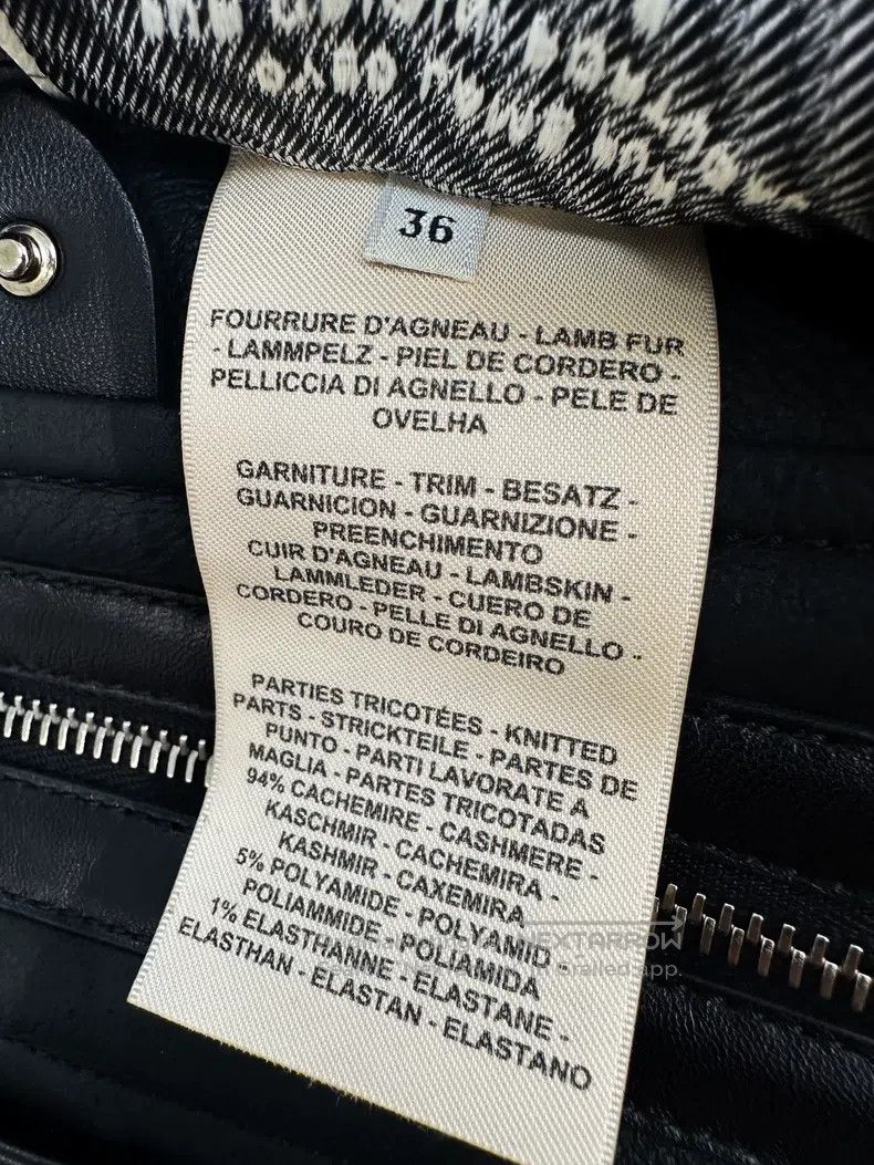 Hermes Hermes Black fur and leather reversible vest jacket Size XS / US 0-2 / IT 36-38 - 5 Thumbnail