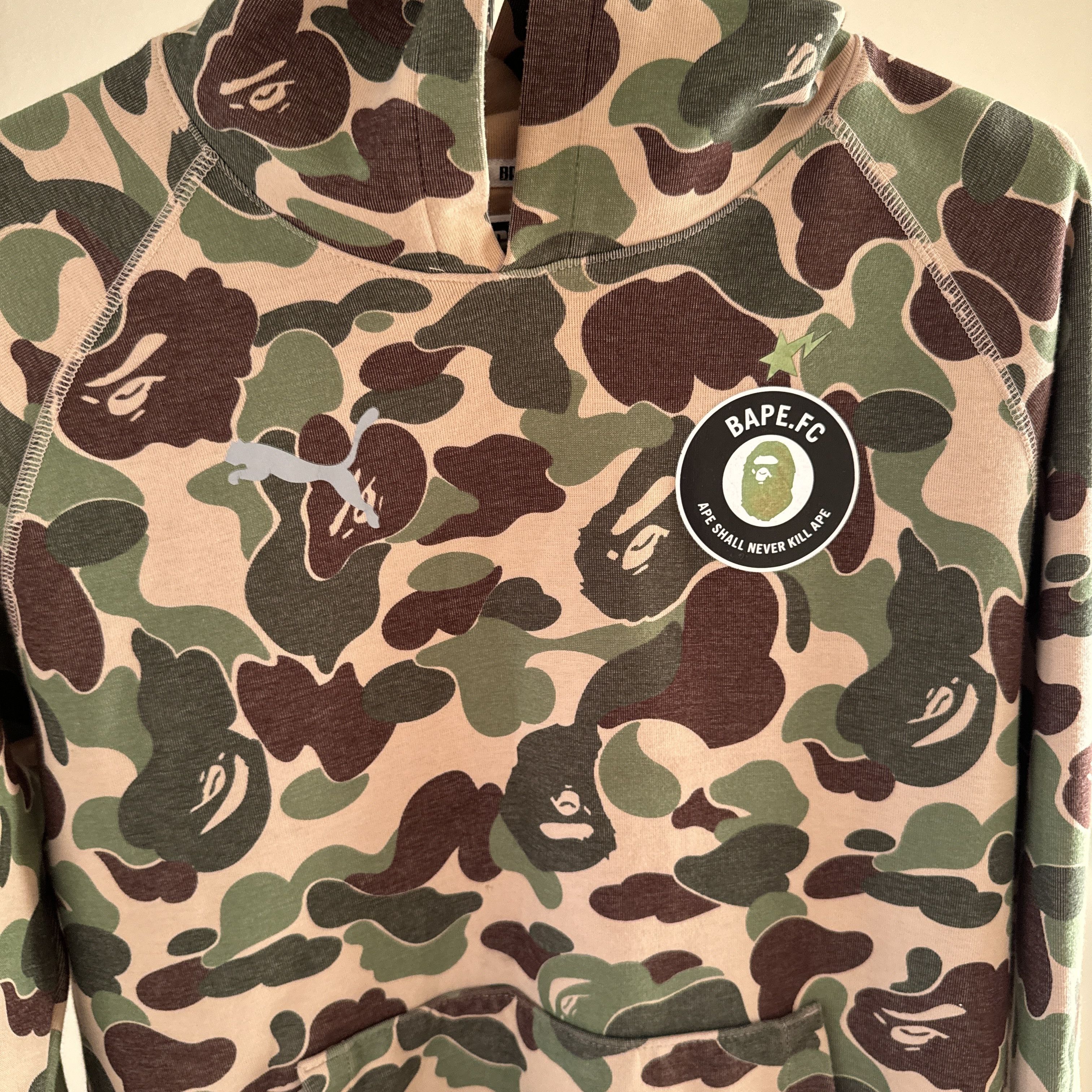 Bape × Puma Bape x Puma ABC Camo Pullover Hoodie Size US S / EU 44-46 / 1 - 3 Thumbnail