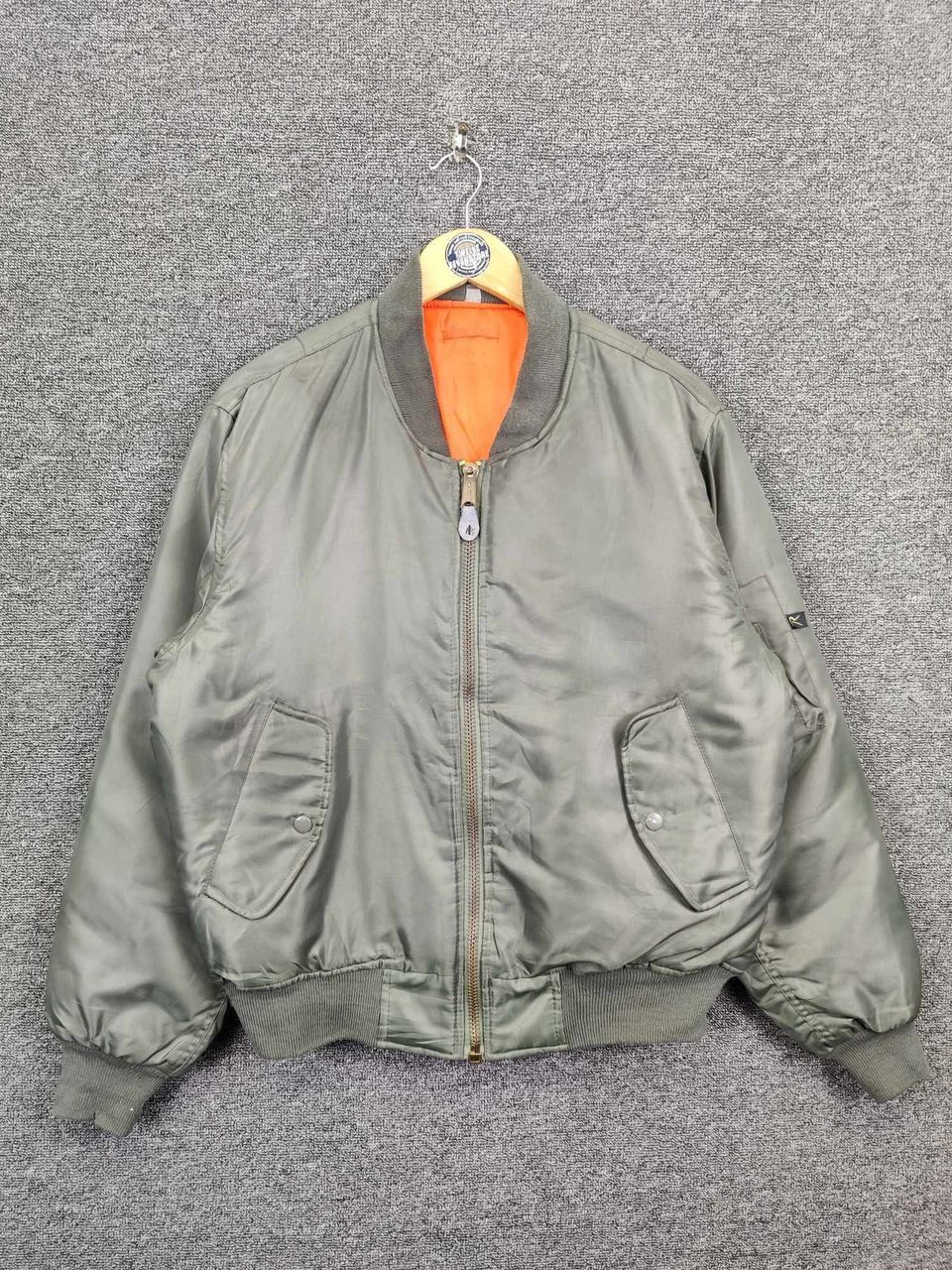 Japanese Brand Vintage Rothco MA-1 Flight Military Bomber Jacket Size US L / EU 52-54 / 3 - 1 Thumbnail