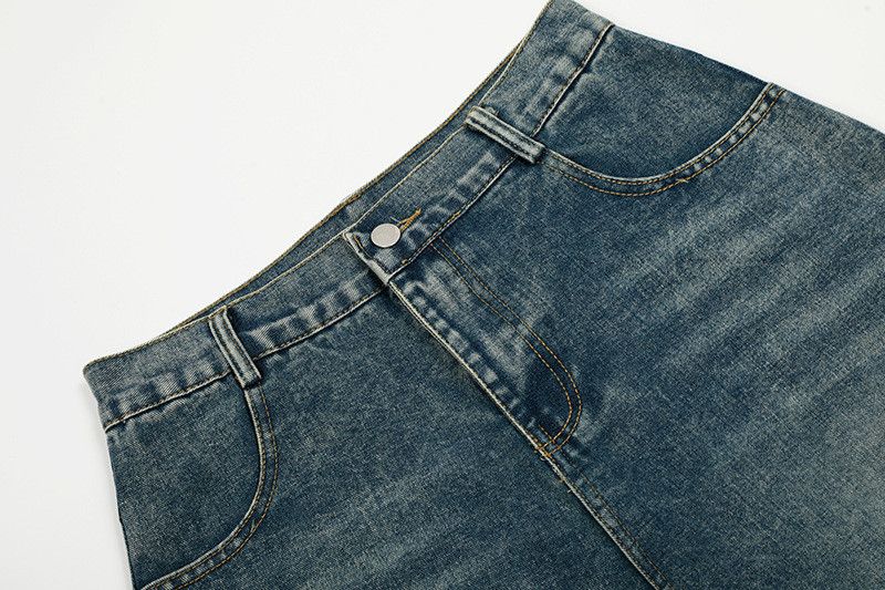 Jean American retro washed whiskered scimitar jeans for men Size US 32 / EU 48 - 3 Thumbnail