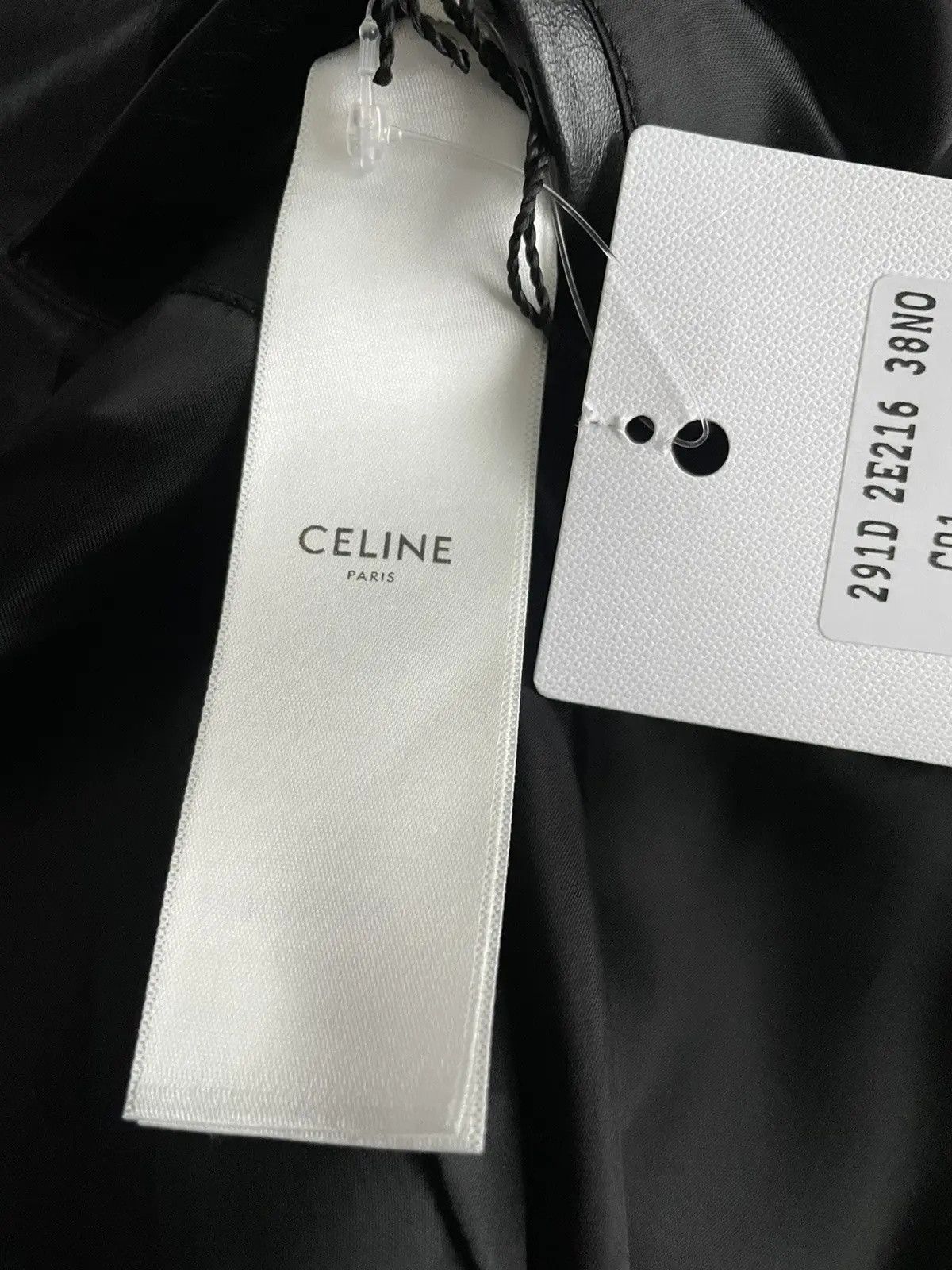 Celine × Hedi Slimane Rare Brand NEW Hedi Slimane Runway Sold Out Leather Jacket Size US M / EU 48-50 / 2 - 12 Thumbnail