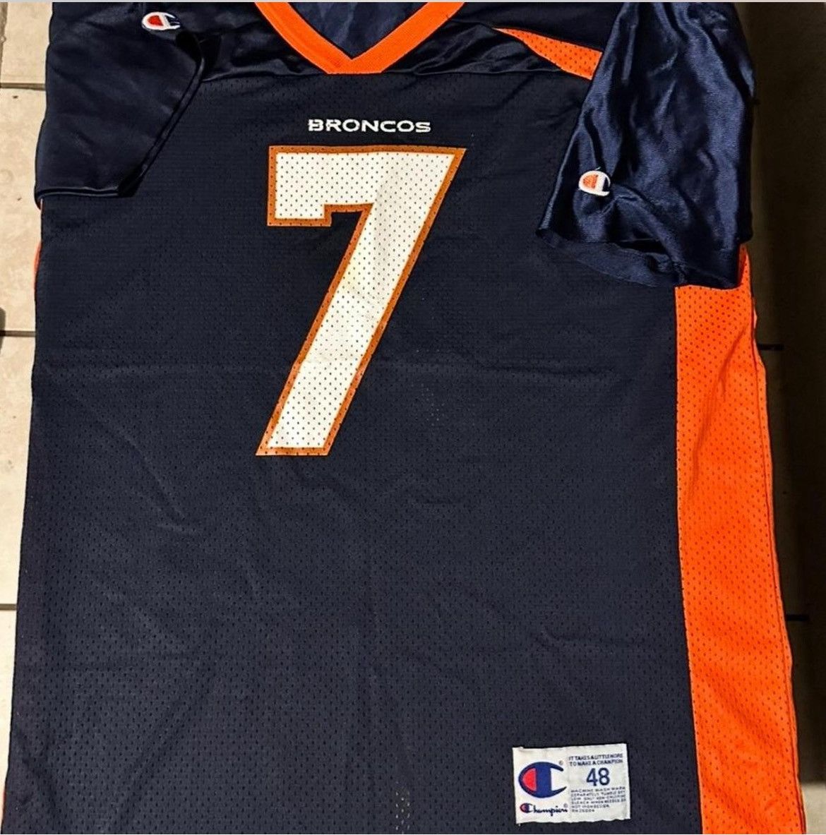 Champion John Elway Vintage Denver Broncos Jersey Size 48 Size US M / EU 48-50 / 2 - 3 Thumbnail