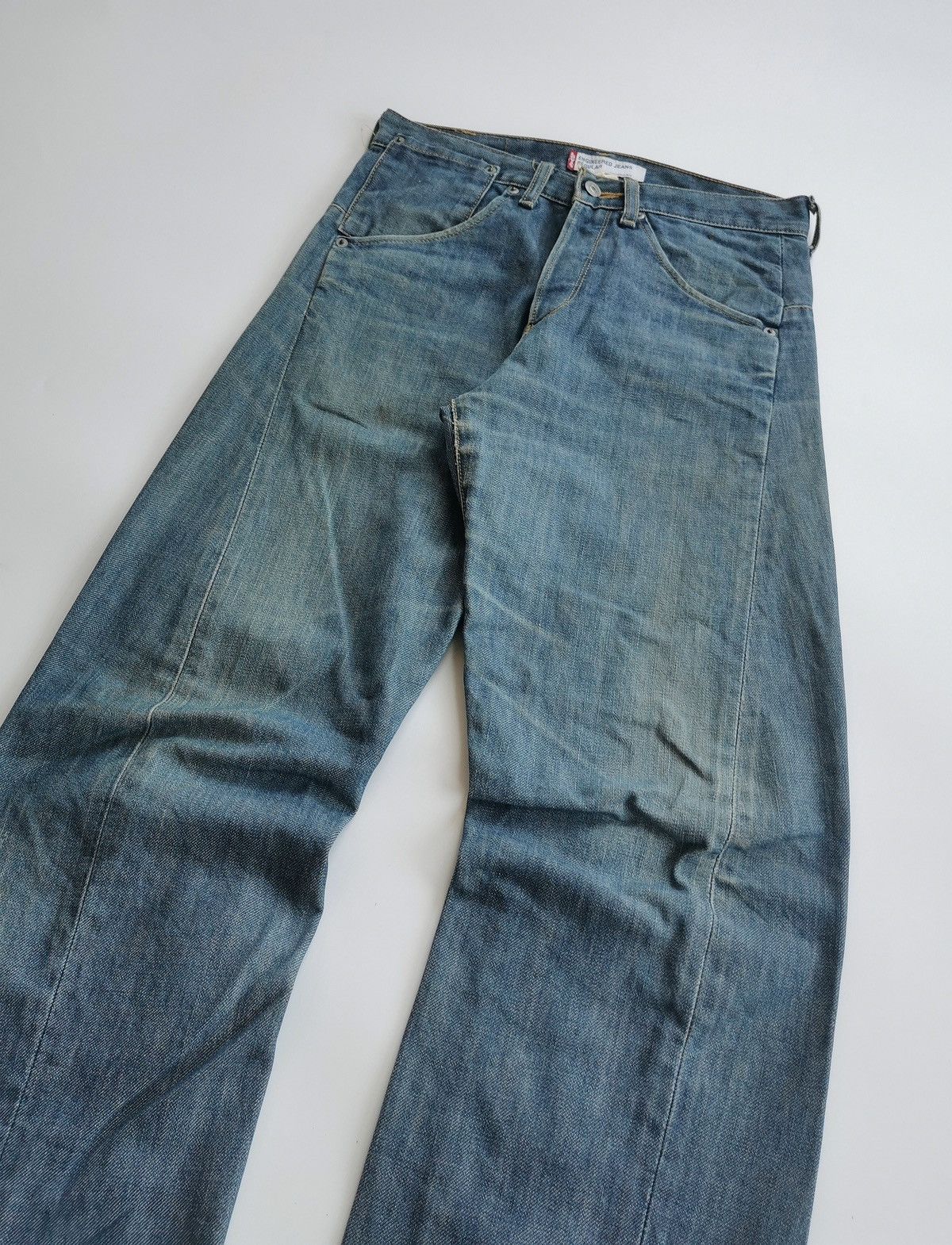 Levi's Vintage Levis Engineered Regular Blue Jeans Size US 29 - 3 Thumbnail