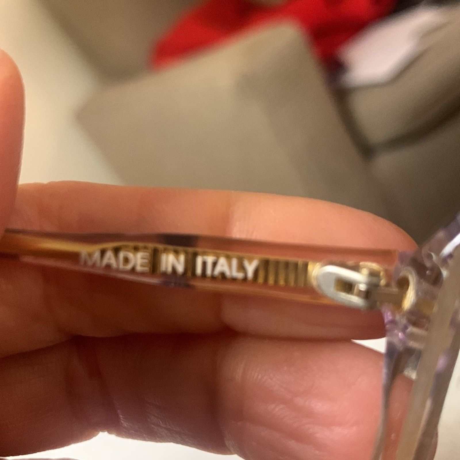 Vintage 70’s 80’s oversized Italian eyeglass frames Golden Girls Size ONE SIZE - 10 Thumbnail