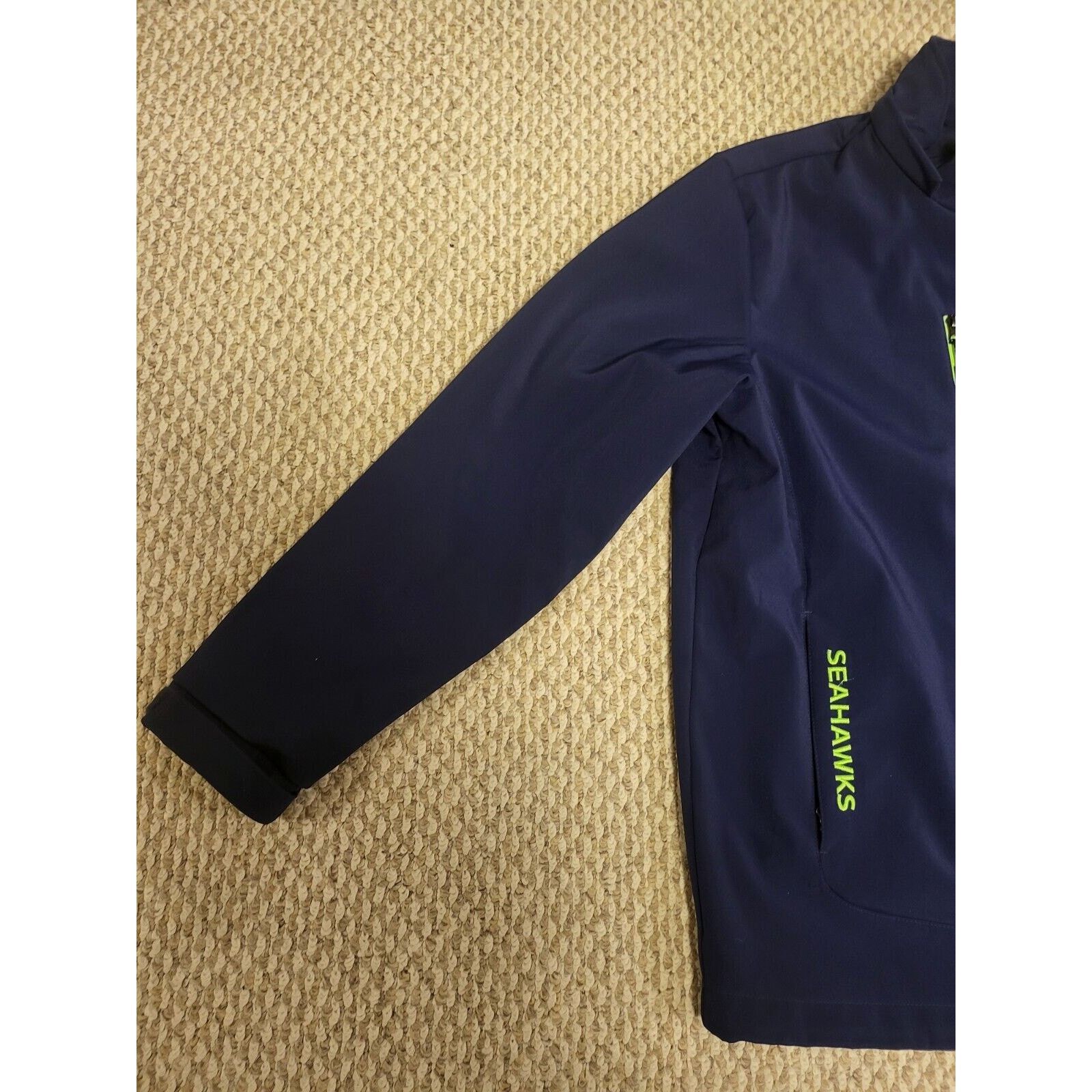NFL NFL Seattle Seahawks Navy blue-Full Zip Mens Mid Weight Size ONE SIZE - 2 Thumbnail