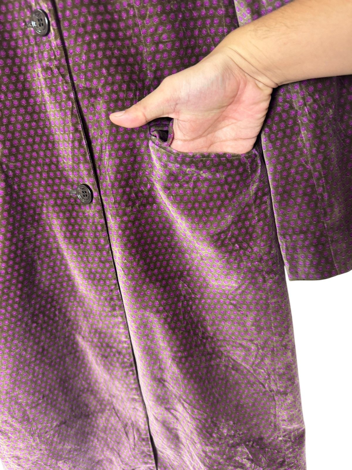 Dolce & Gabbana Dolce & Gabbana Polka Dots Butterfly Trench Coat Size XS / US 0-2 / IT 36-38 - 10 Thumbnail