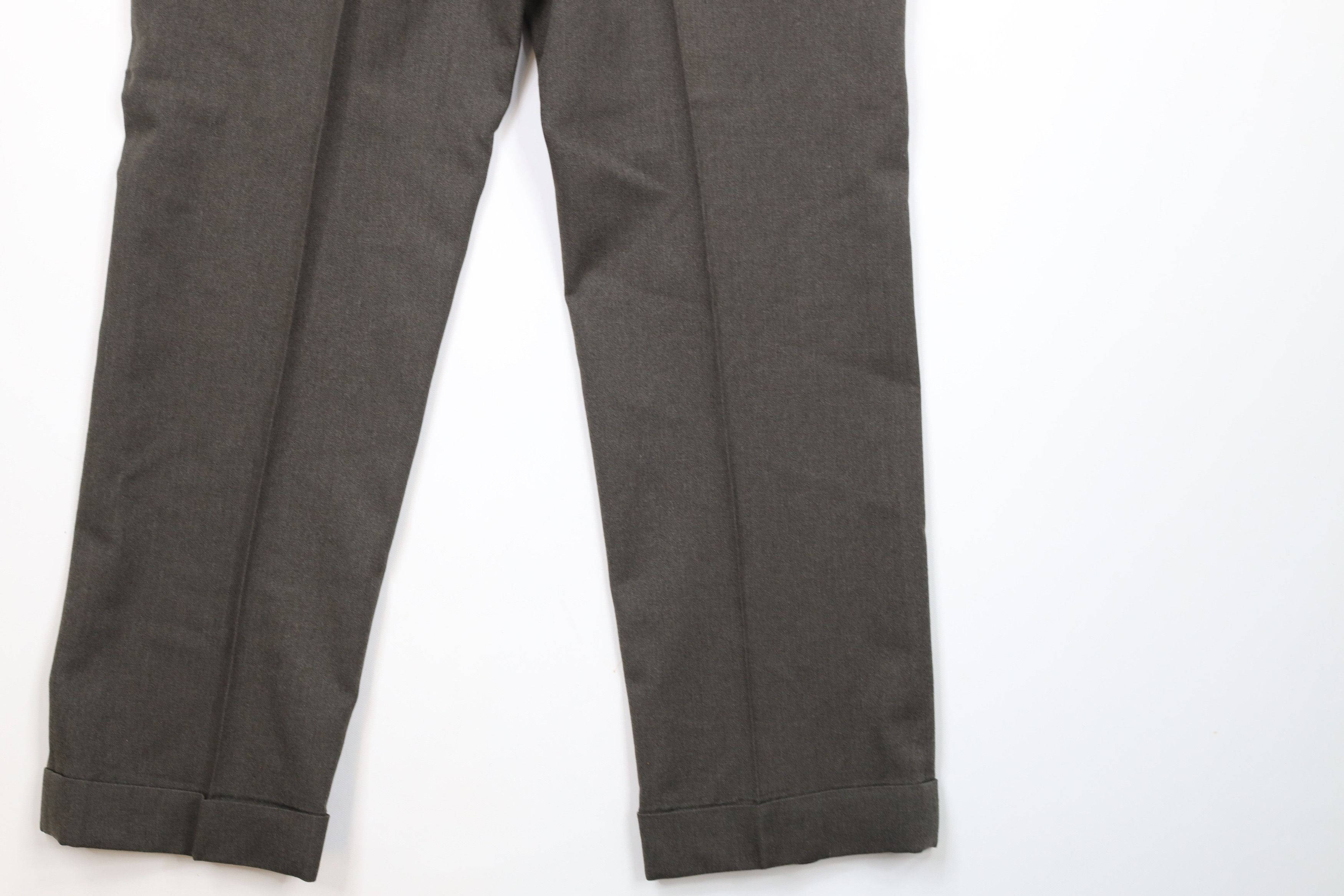 Brooks Brothers × Vintage Vintage 70s Brooks Brothers Chino Pants Trousers Green USA Size US 34 / EU 50 - 12 Thumbnail