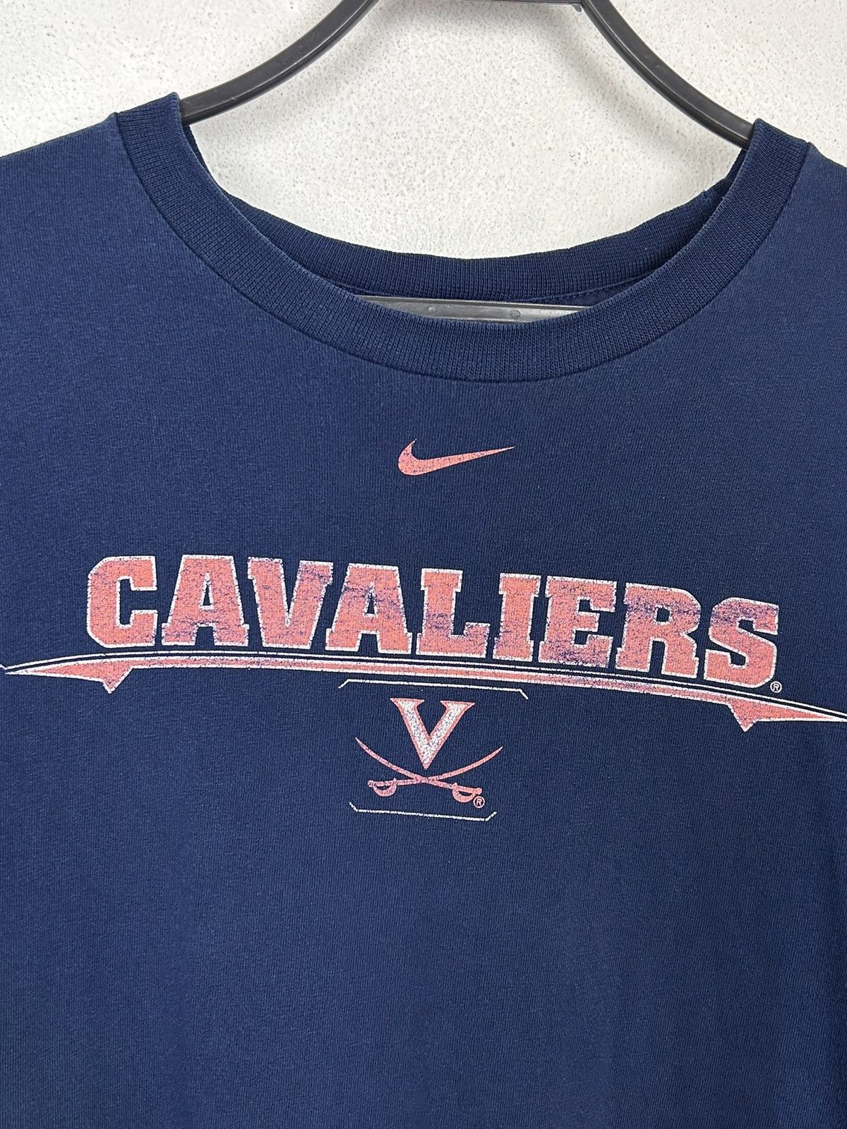 Nike 00s Vintage Nike Virginia Cavaliers Center Logo Long Sleeve Size US L / EU 52-54 / 3 - 2 Thumbnail