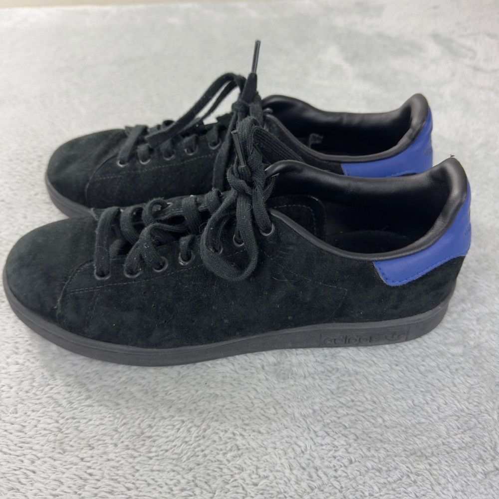 Adidas Adidas Original Stan Smith Black and Blue Men's Sneakers S Size US 8 / EU 41 - 9 Thumbnail