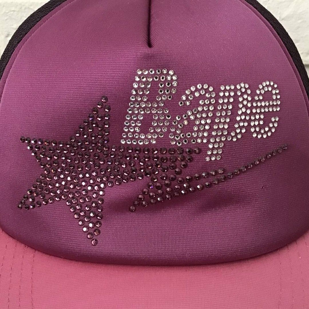 Bape × Nigo × Swarovski Swarovski BAPE STA LOGO Tracker Hat Cap a bathing ape NIGO Size ONE SIZE - 2 Thumbnail