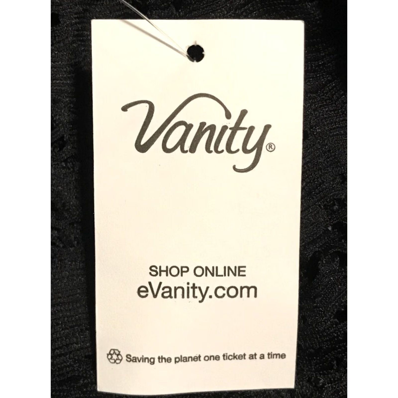 Vintage Vanity Shirt Womens S Black Round Neck Long Sleeve Sheer Lace Top B1019 NWT Size S / US 4 / IT 40 - 4 Thumbnail
