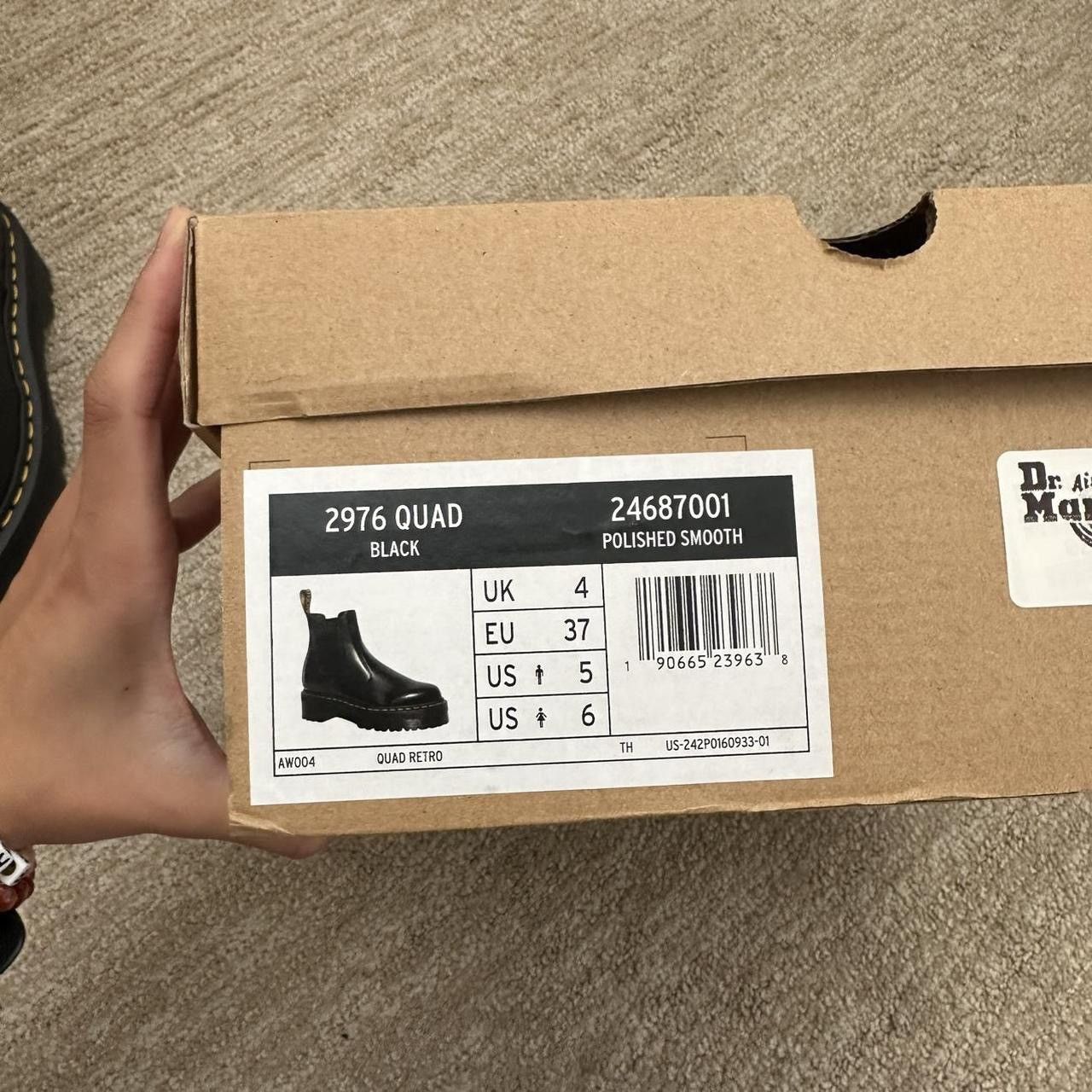 Dr. Martens DR MARTENS 2976 SMOOTH LEATHER PLATFORM CHELSEA BOOTS Size US 6 / IT 36 - 3 Thumbnail
