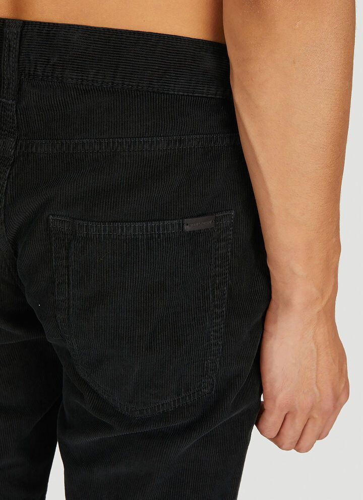 Saint Laurent Paris o1bcso1str1124 Slim Fit Jeans in Black Size US 27 - 6 Thumbnail