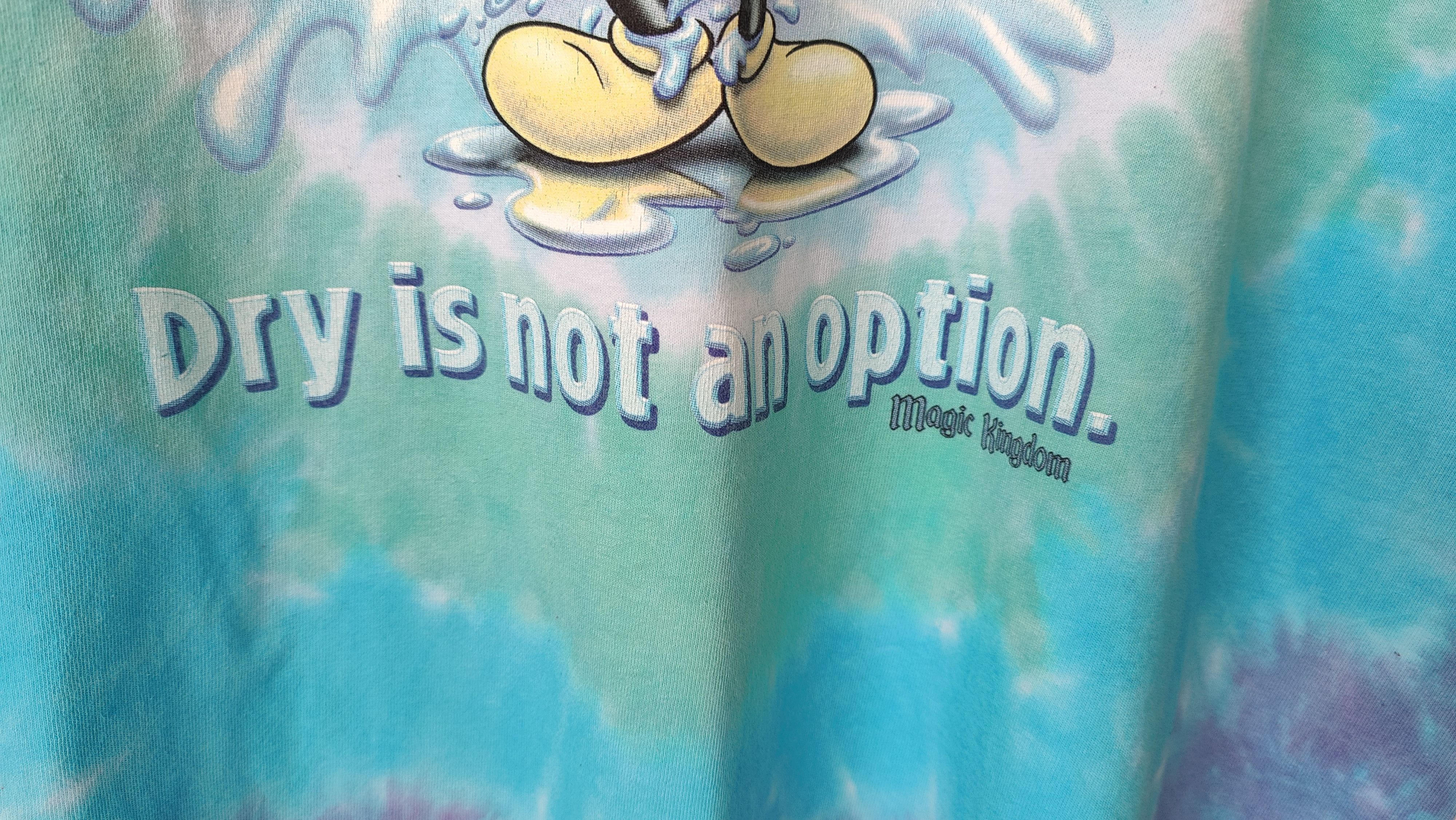 Disney Mickey Mouse Splash Mountain 90s Vintage Big Print tshirt Size US XL / EU 56 / 4 - 5 Thumbnail
