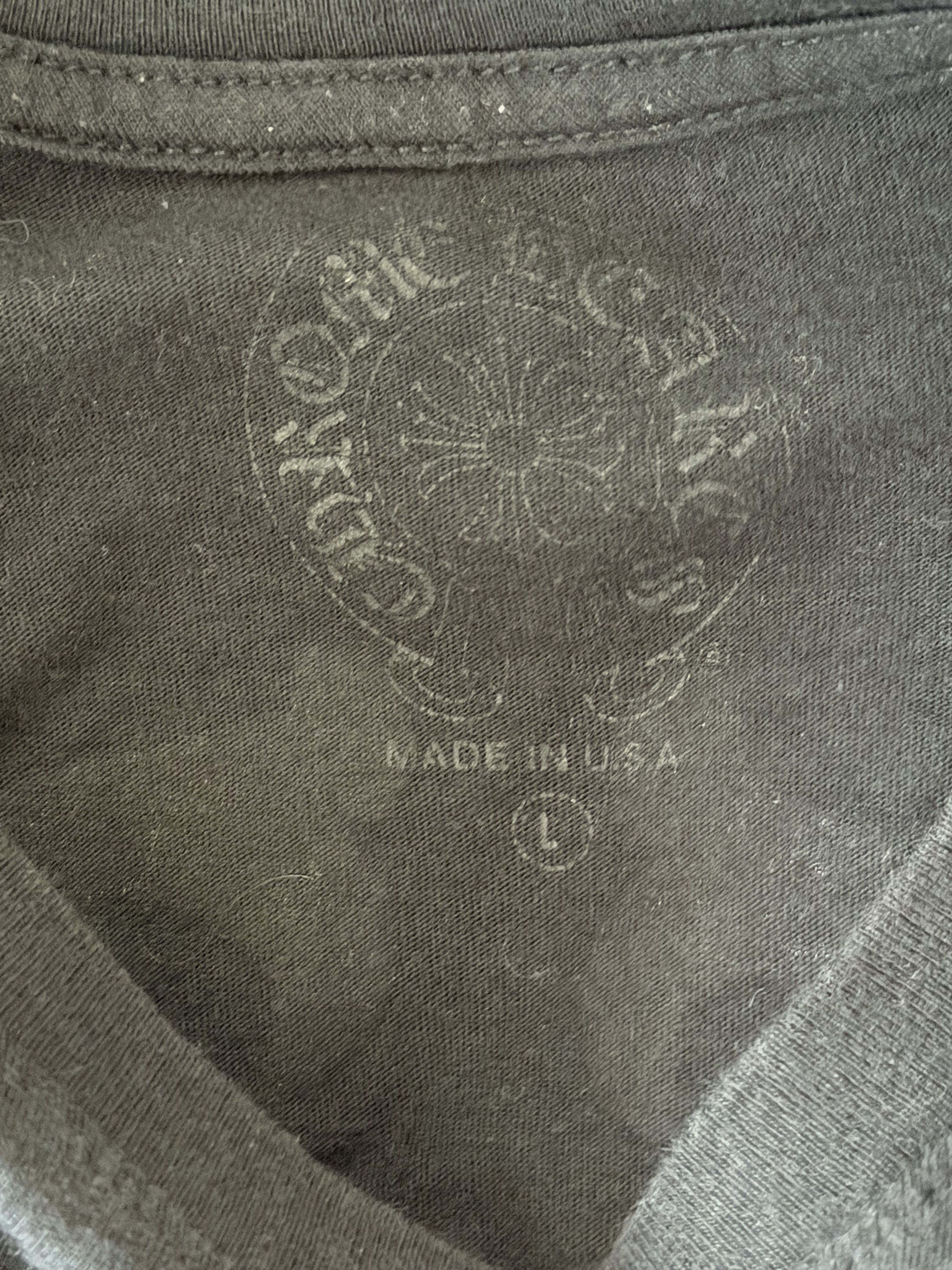 Chrome Hearts Chrome Hearts Black & Red Dagger Logo T-Shirt Size US L / EU 52-54 / 3 - 3 Thumbnail