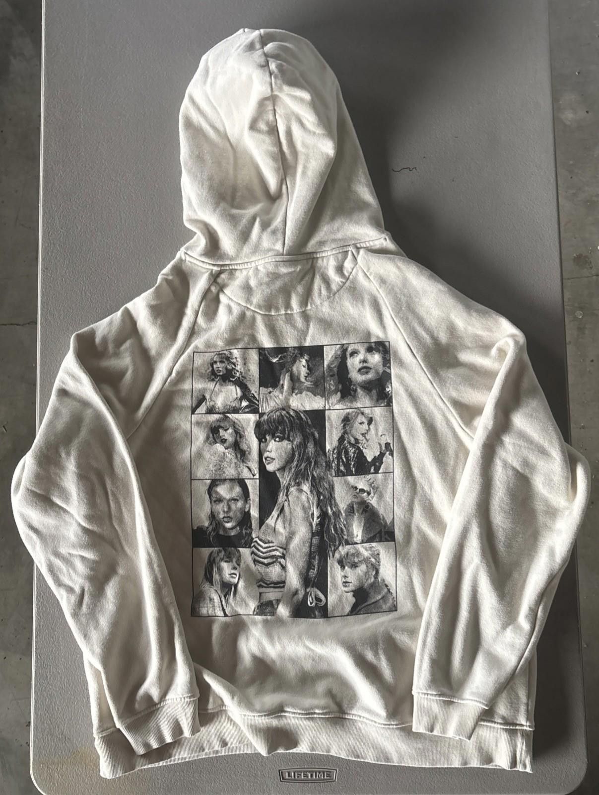 Designer Taylor Swift The Eras Tour Tan Cream Beige Concert Hoodie L Size L / US 10 / IT 46 - 7 Thumbnail