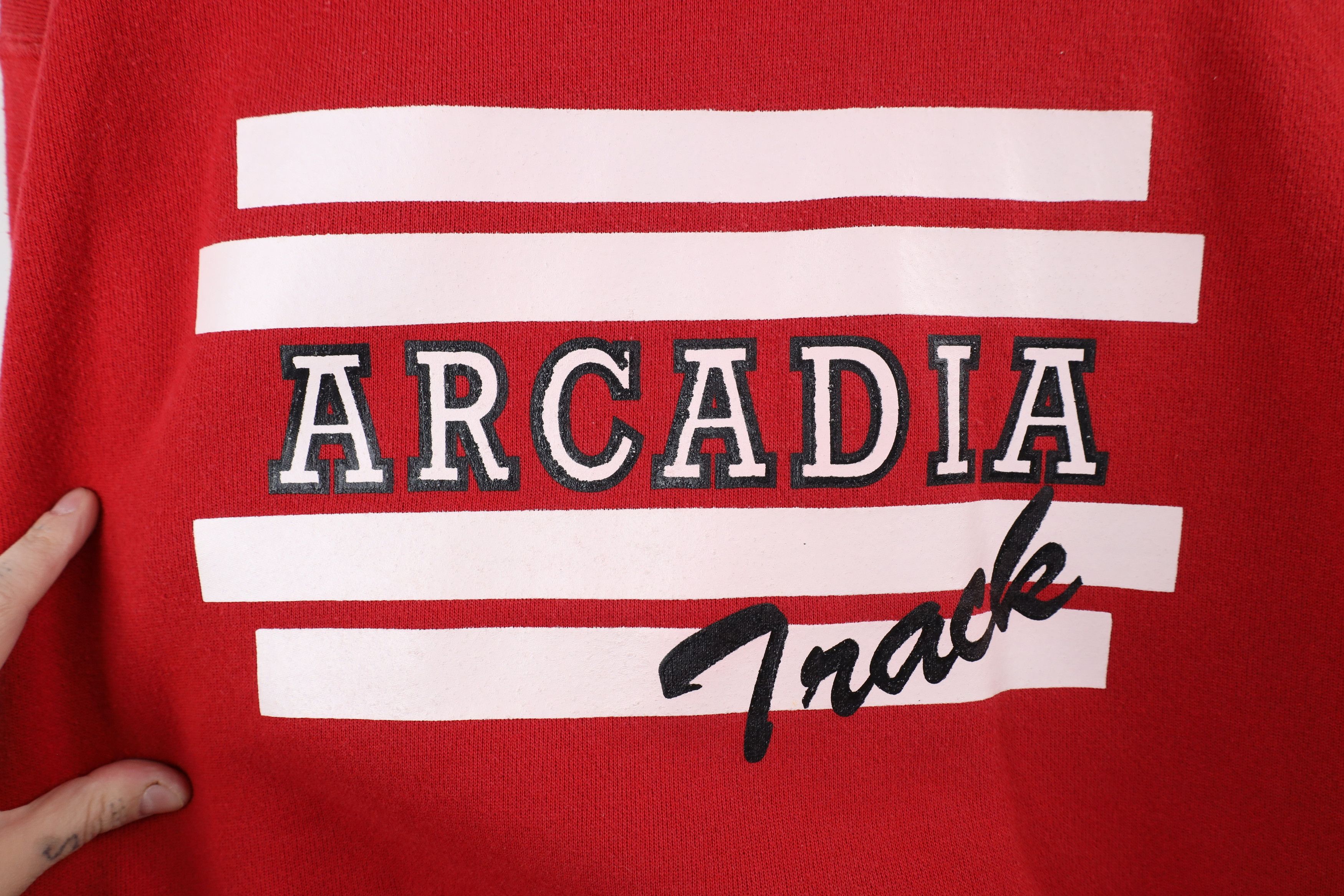 Vintage Vintage 90s Streetwear Track and Field Hoodie Sweatshirt USA Size US L / EU 52-54 / 3 - 8 Thumbnail