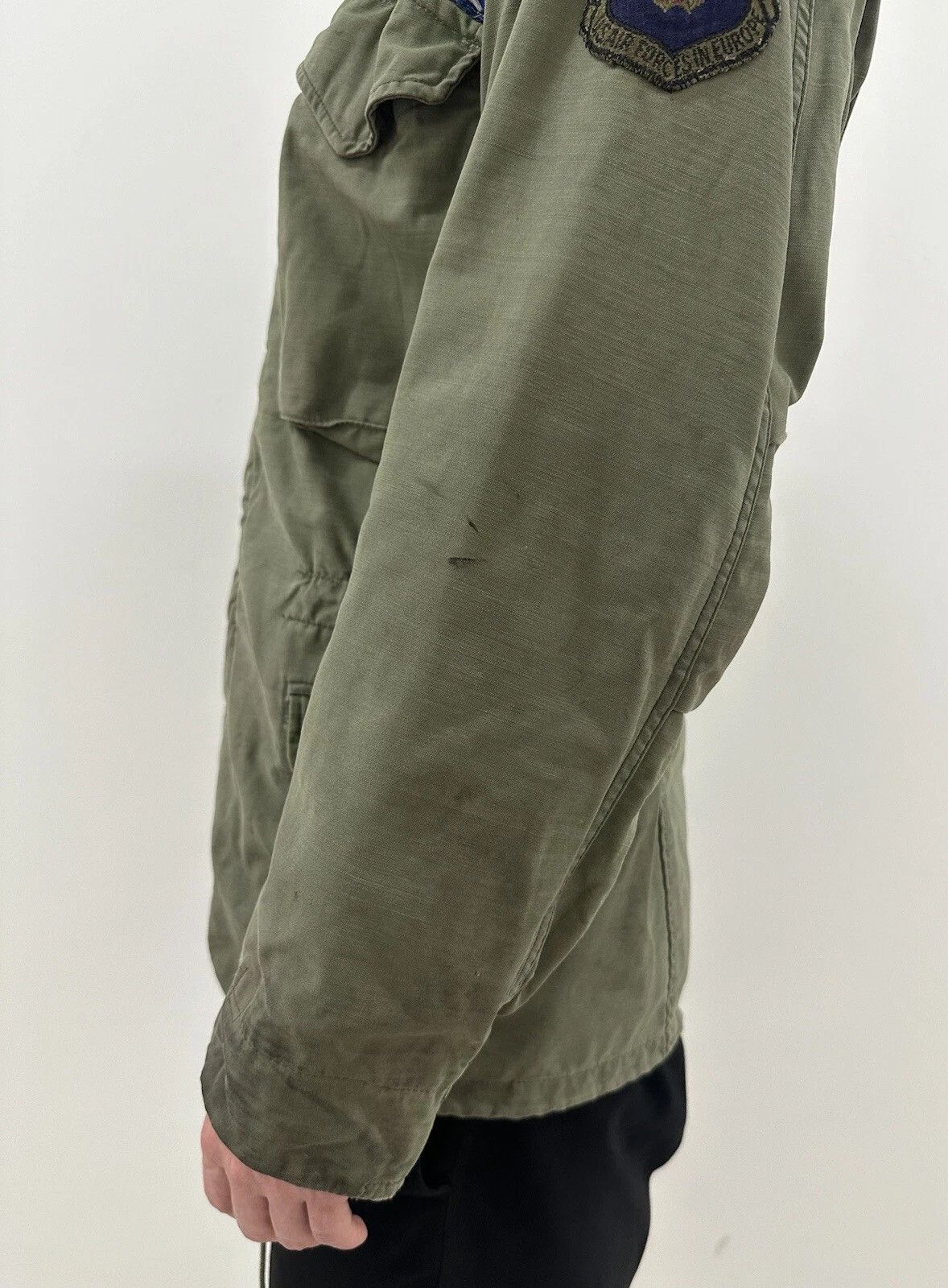Vintage Vintage 1970s US Air Force Jacket M65 Scovill Zip Army Size US S / EU 44-46 / 1 - 8 Thumbnail