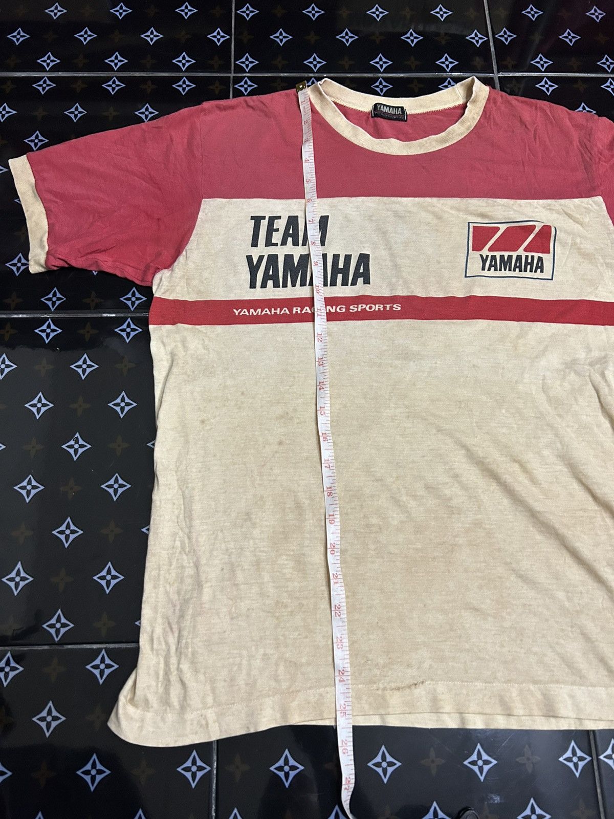 Yamaha Vintage 70s/80s Team Yamaha Racing Sports Ringer T-Shirt Size US XS / EU 42 / 0 - 4 Thumbnail