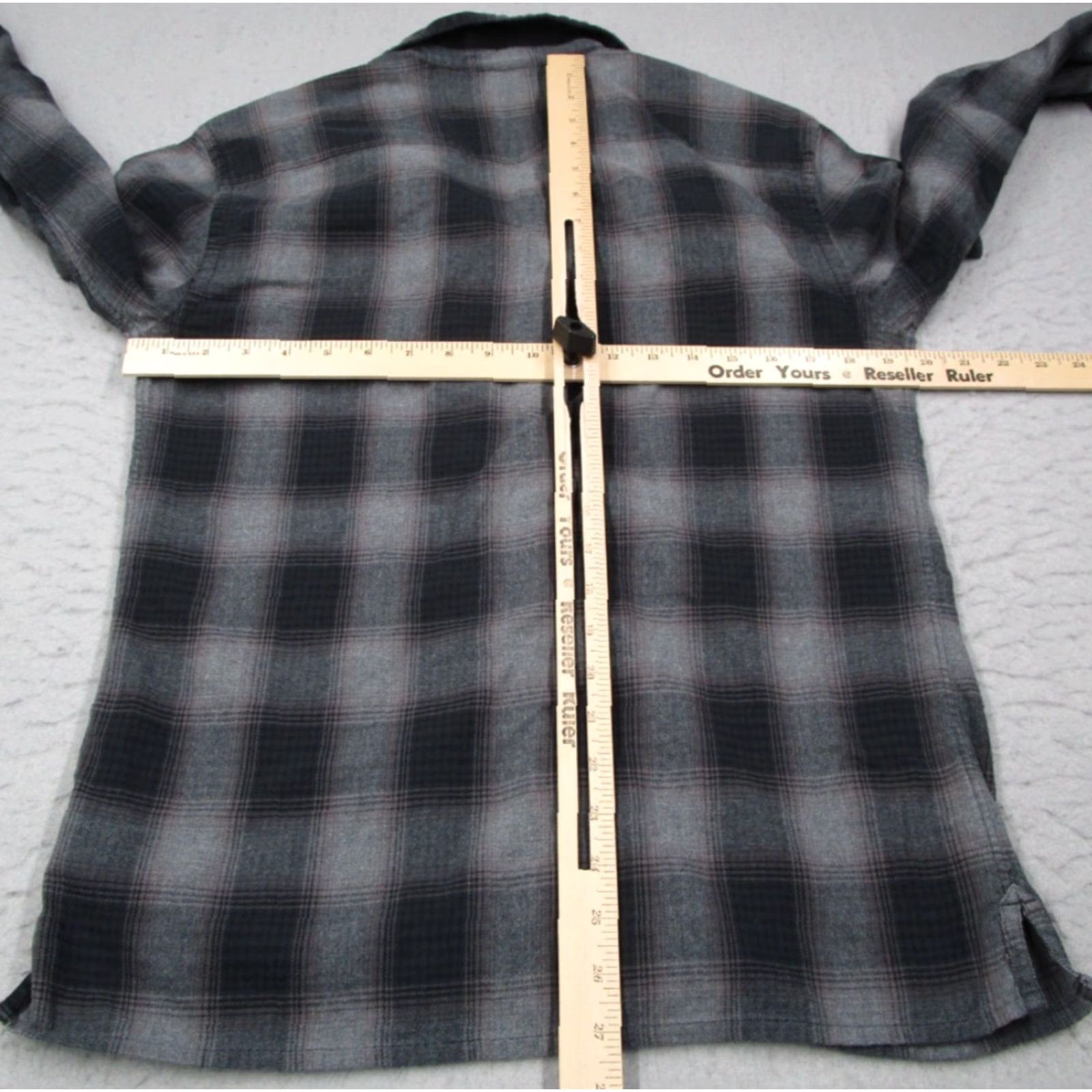 Allsaints VINTAGE AllSaints Men's Shirt Long Sleeve Check Cotton Casual Button Up Gray Small Size US S / EU 44-46 / 1 - 5 Thumbnail